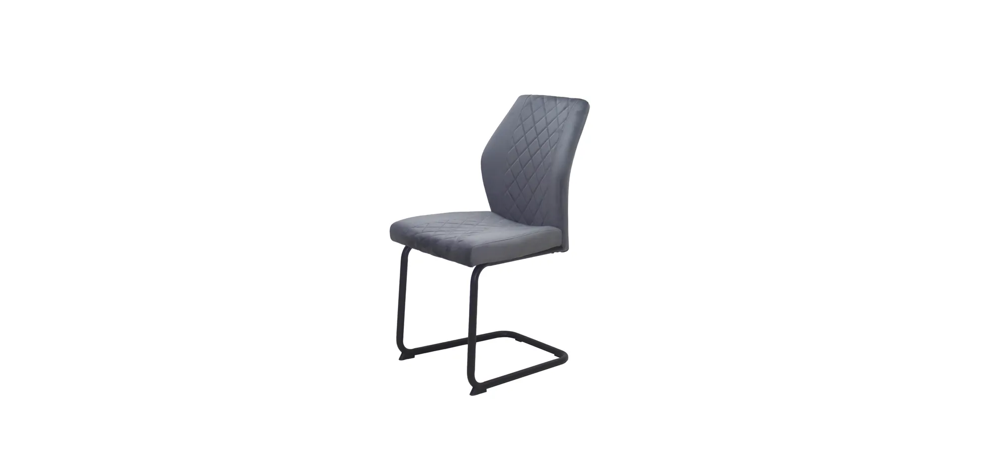 Schwingstuhl, Samtvelvet Dunkelgrau - MyStyle 4012