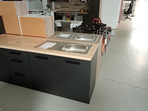 Spülenschrank, inkl. Spüle, 100 cm breit - Alina
