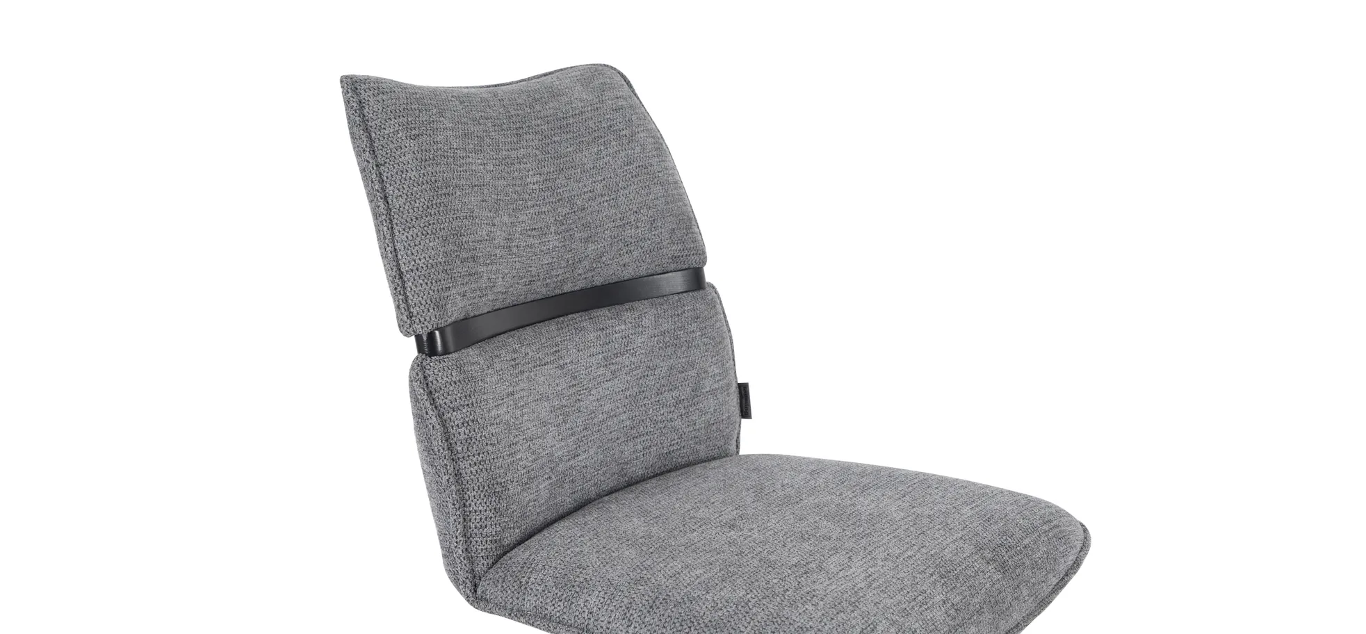 Stuhl, Bezug grau, drehbar 360° autoreturn - Marja