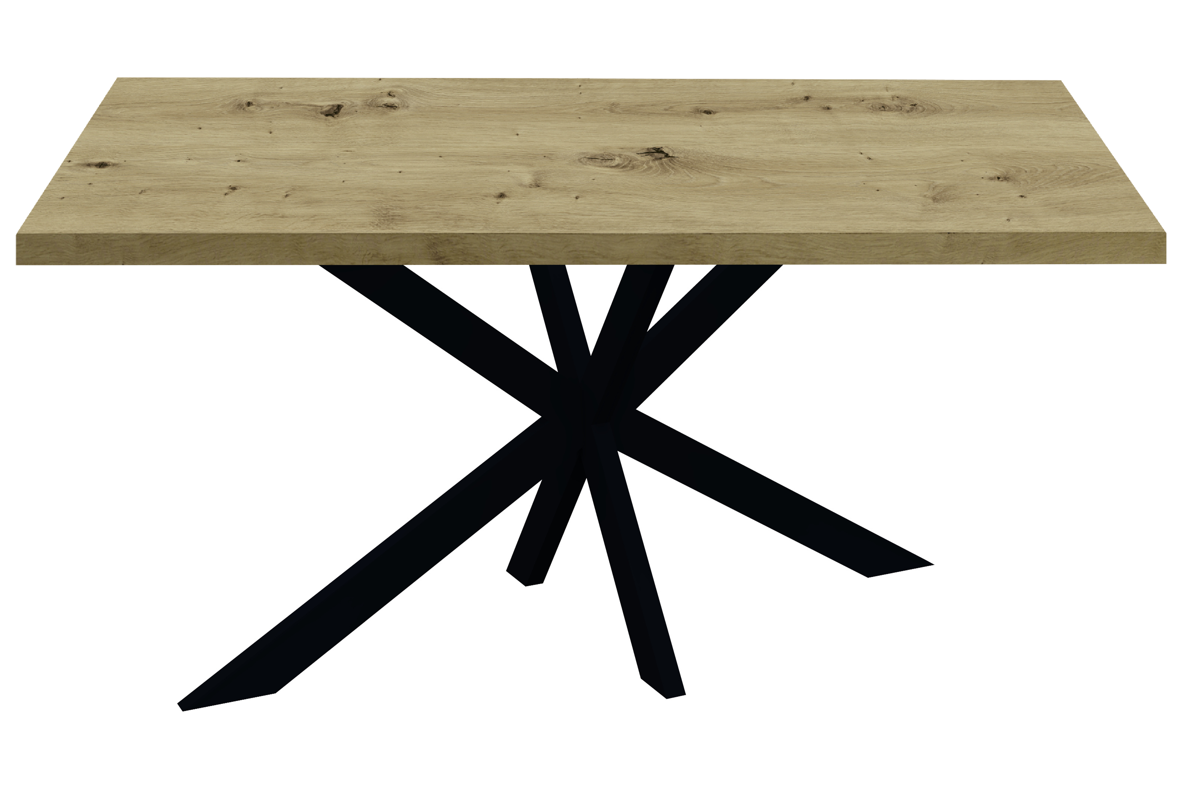 Esstisch, asteiche Dekor, gerade Kante - Multi-TS