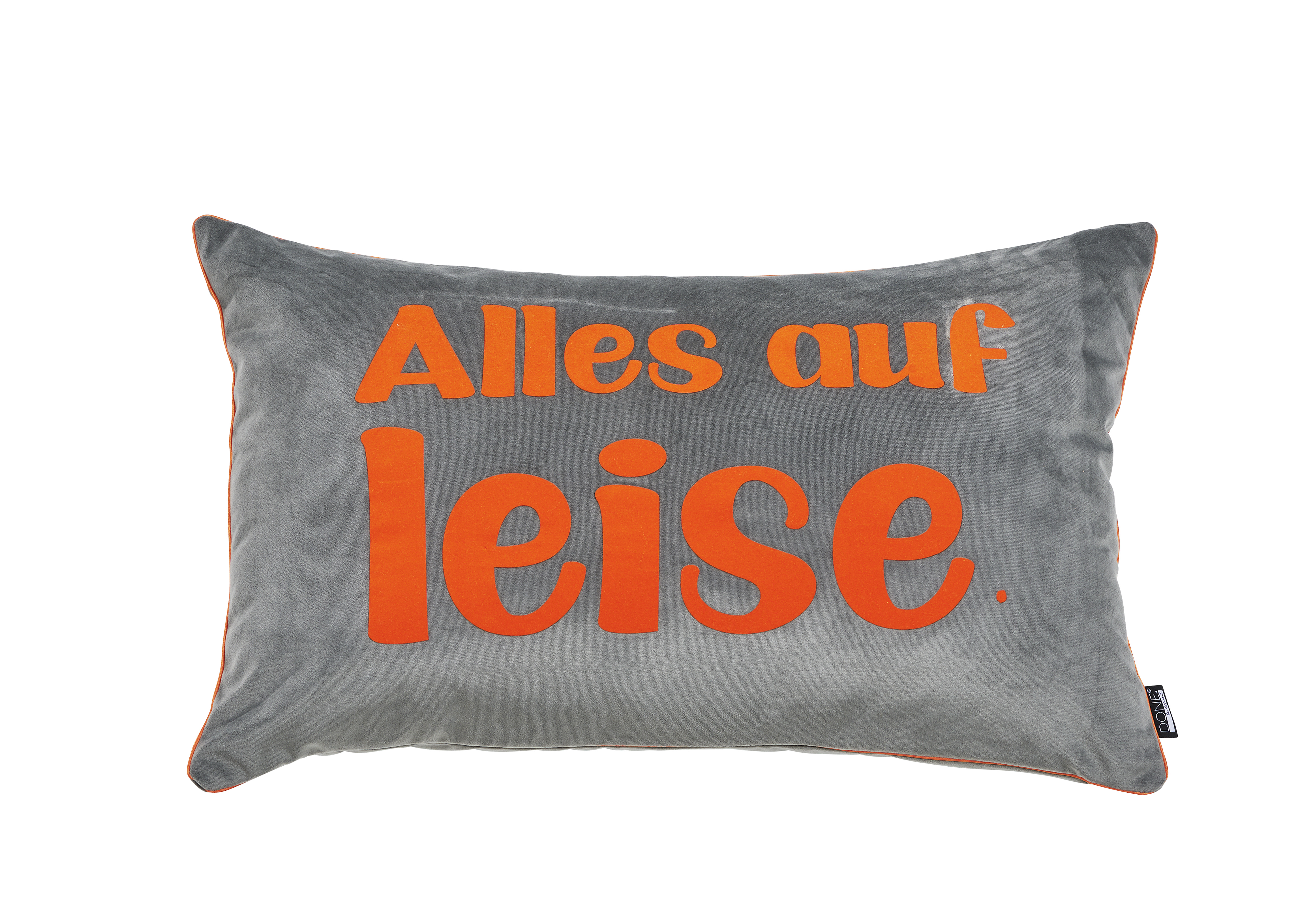 Kissenhülle VIBE 40x60cm anthracite/orange - 