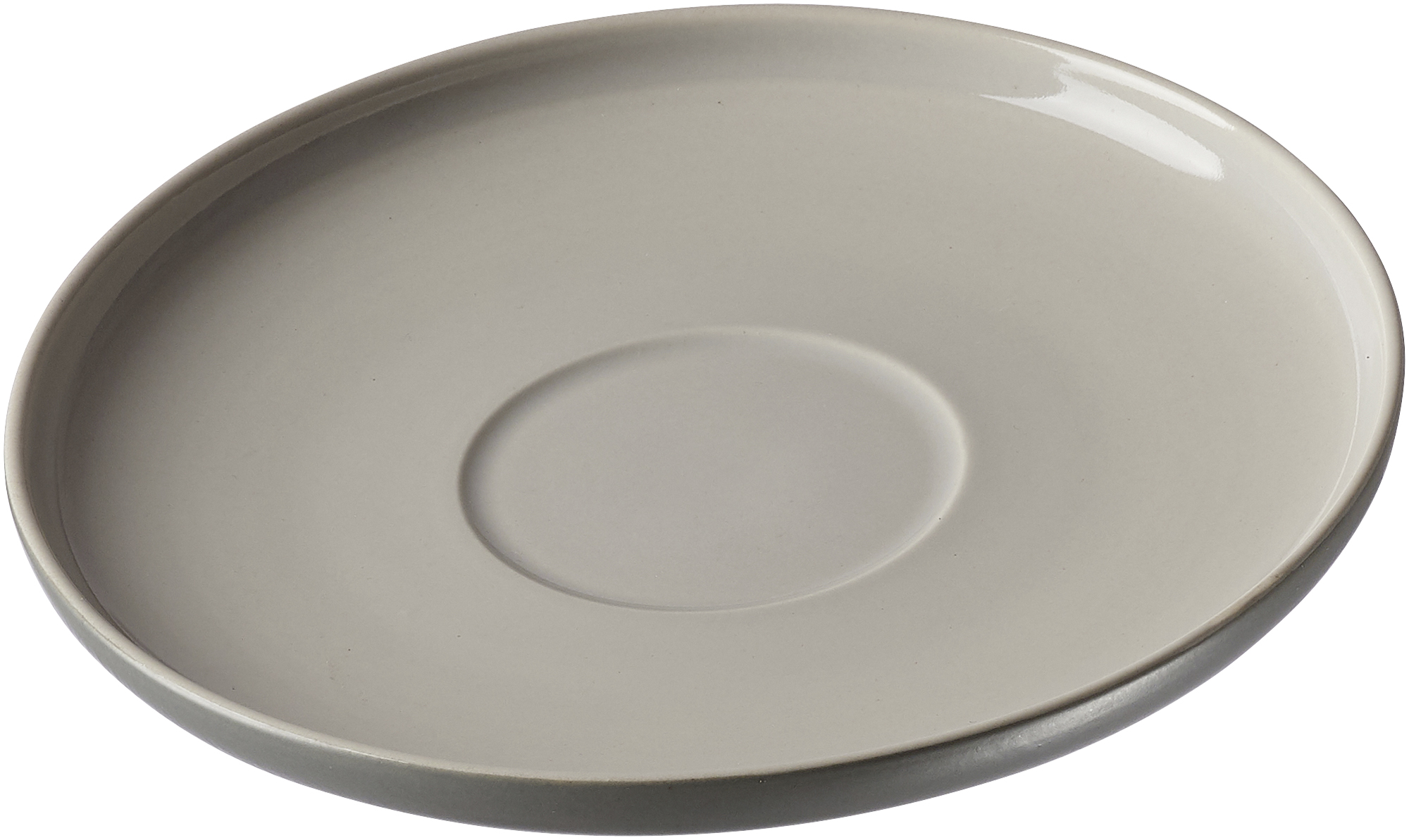 Untertasse Jasper Grau 15 cm - Steinzeug, spülmaschinenfest, rund, grau