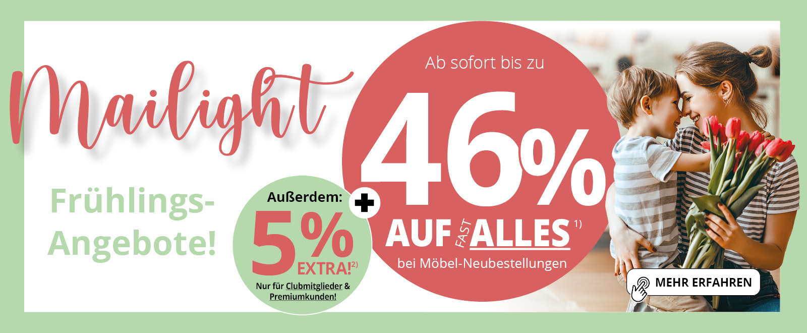Mailight Frühlingsangebote