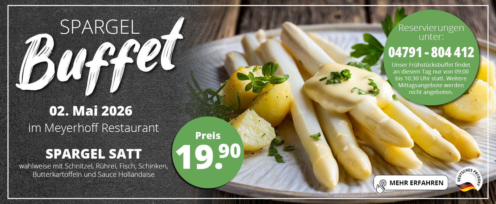 Spargel Buffet