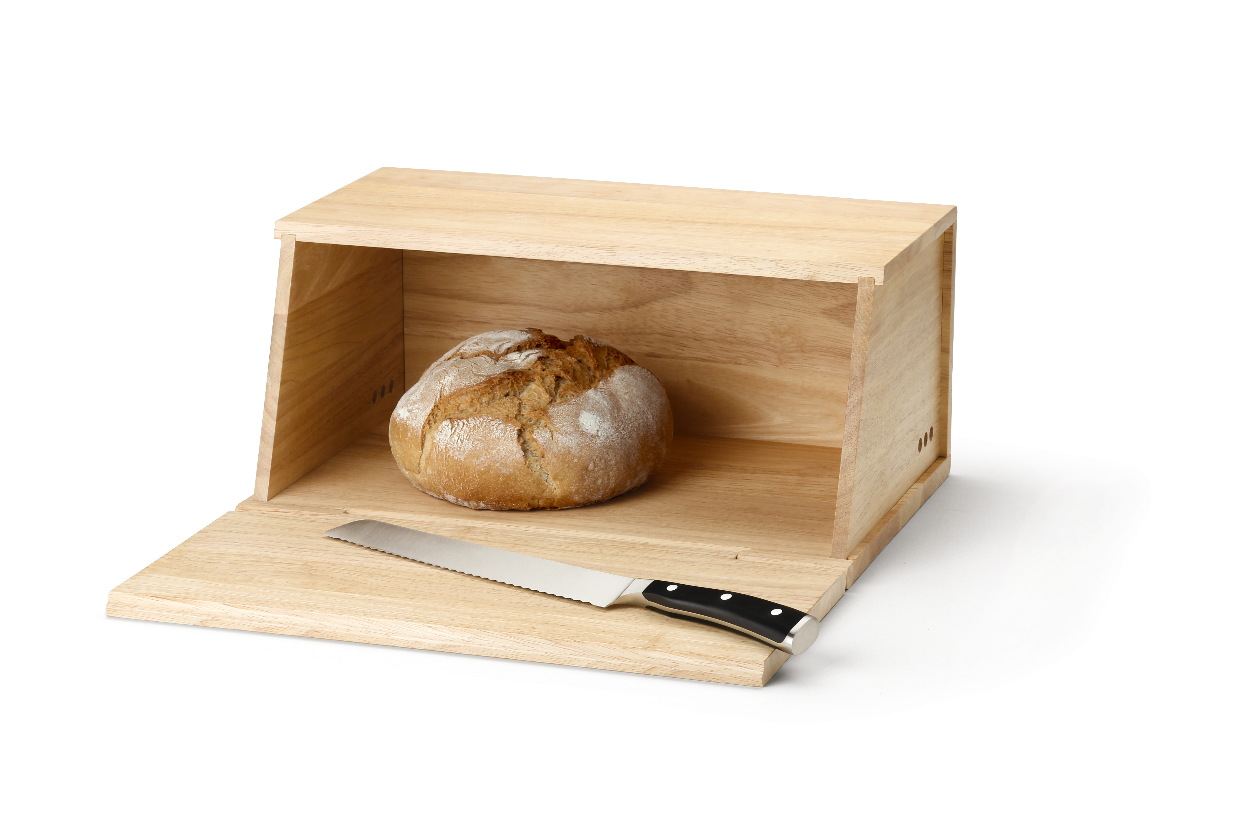 Brotkasten Gummibaum - 40x26x18,5cm