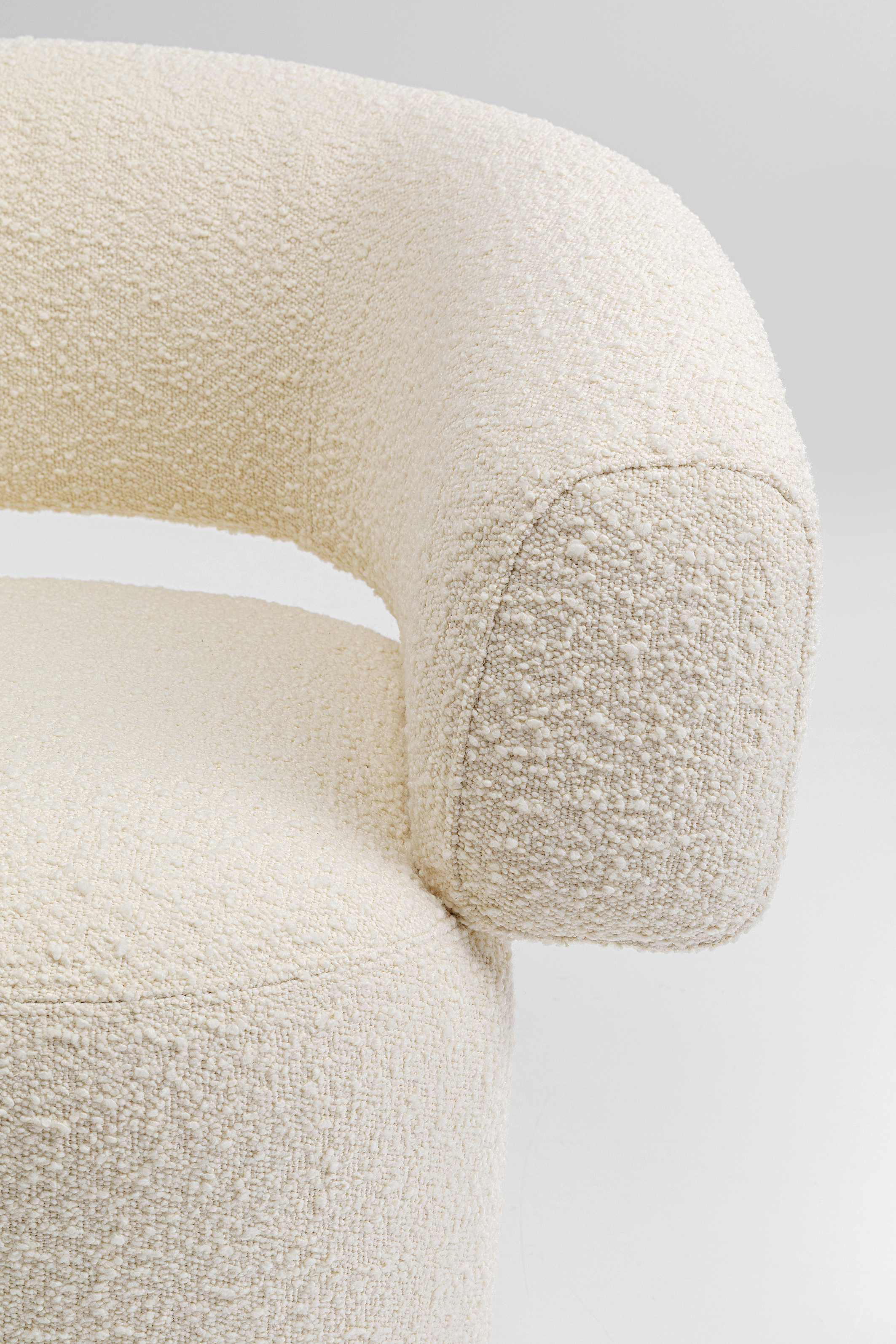 Drehsessel Maye, creme, drehbar - Maye