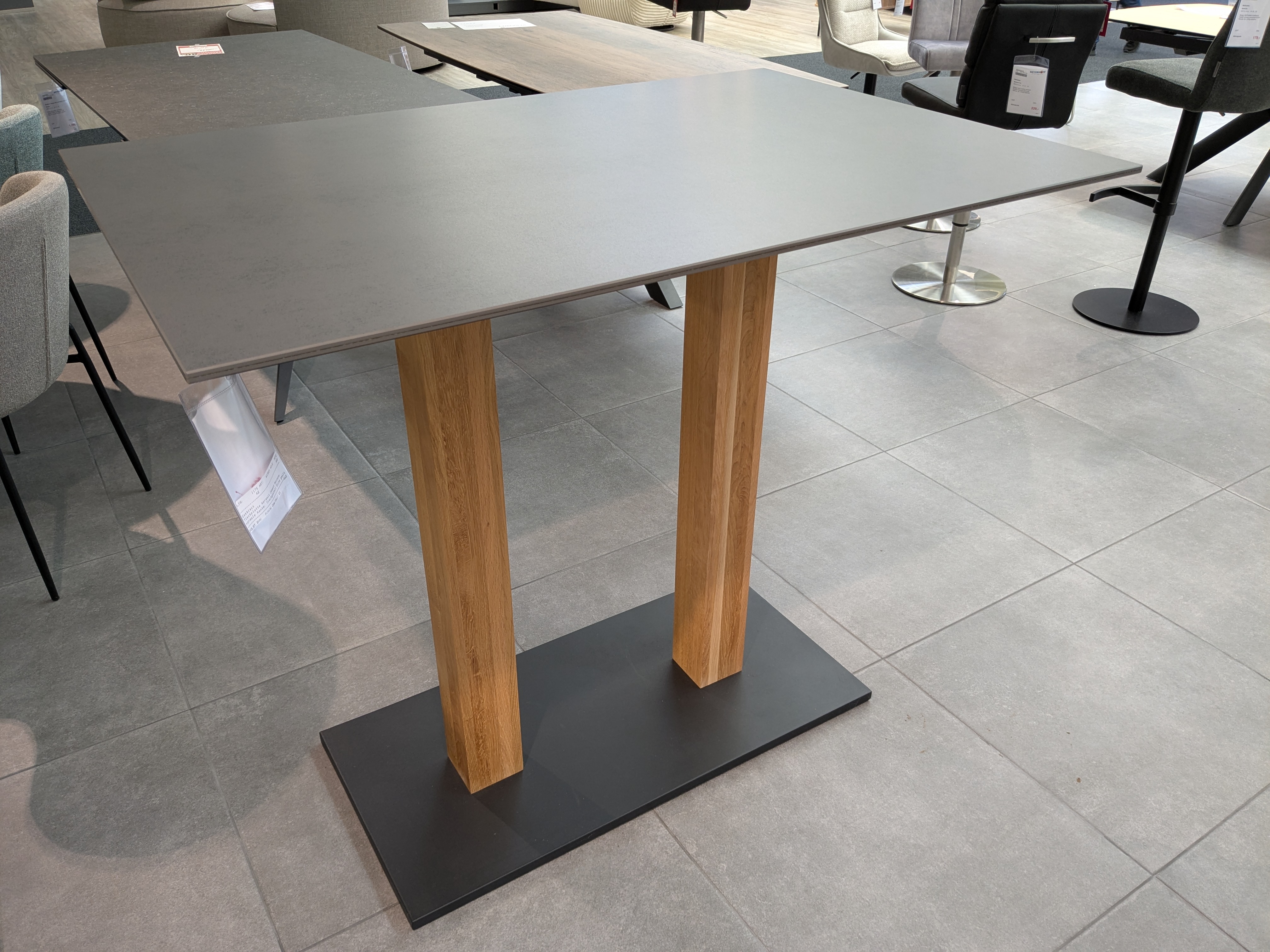 Esstisch, Tischplatte Keramik Zement - KS 873317