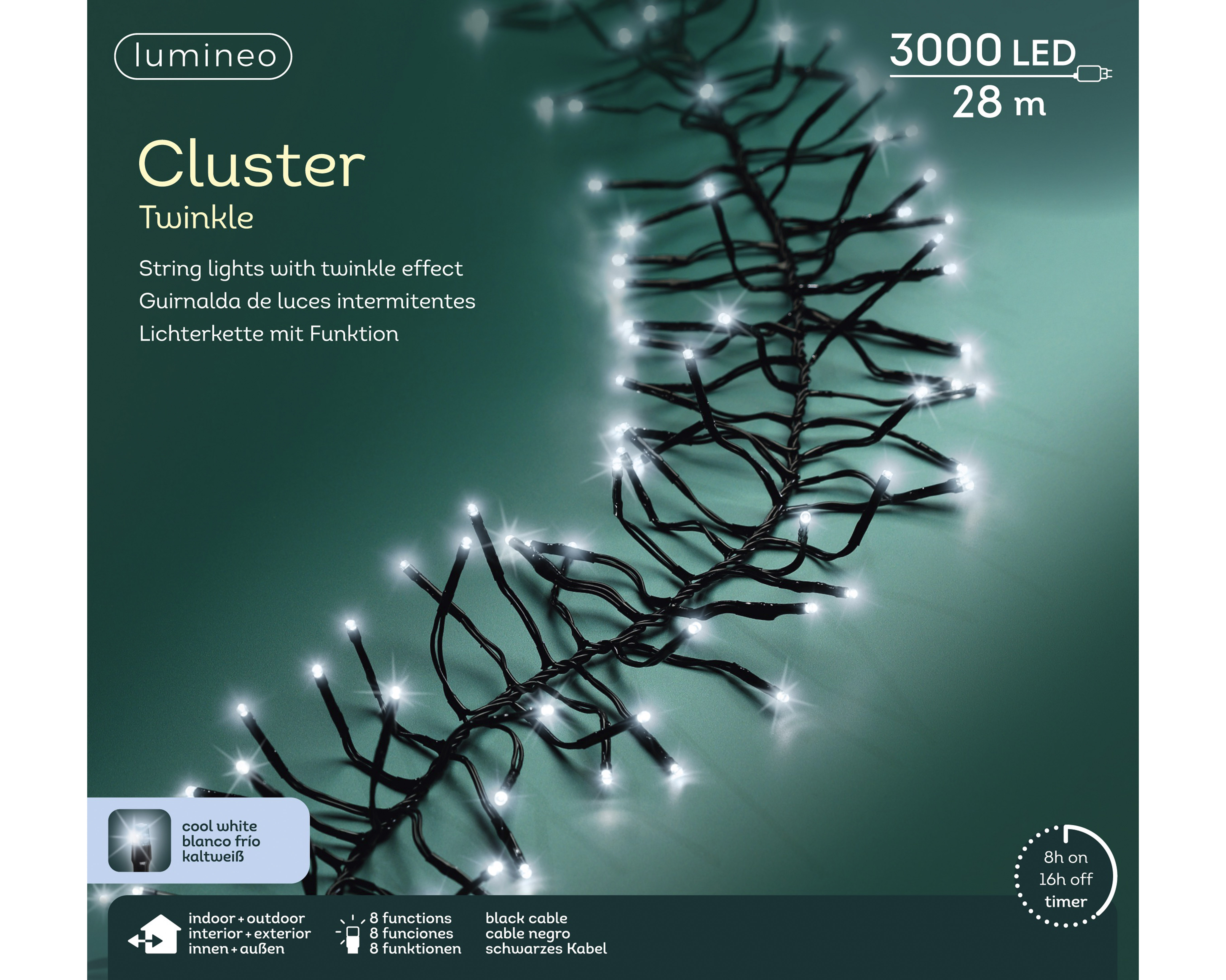 LED Clusterbeleuchtung Twinkle