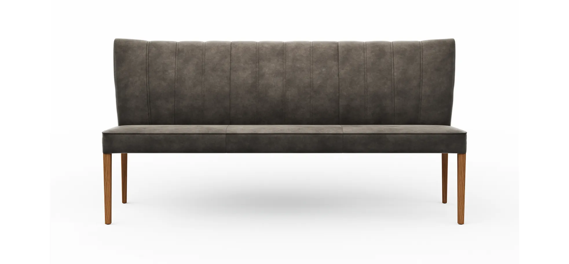 Polsterbank Seaford - B ca. 190 cm, Stoff, Braun