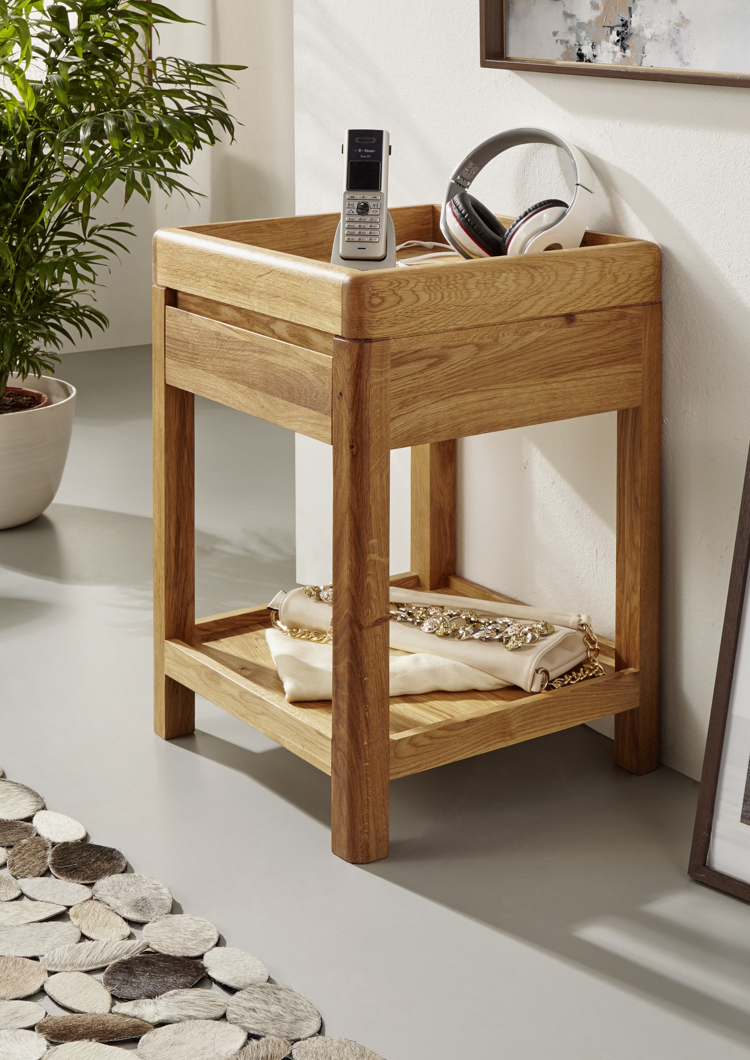 Telefontisch, Kernbuche massiv geölt - MYKON 288