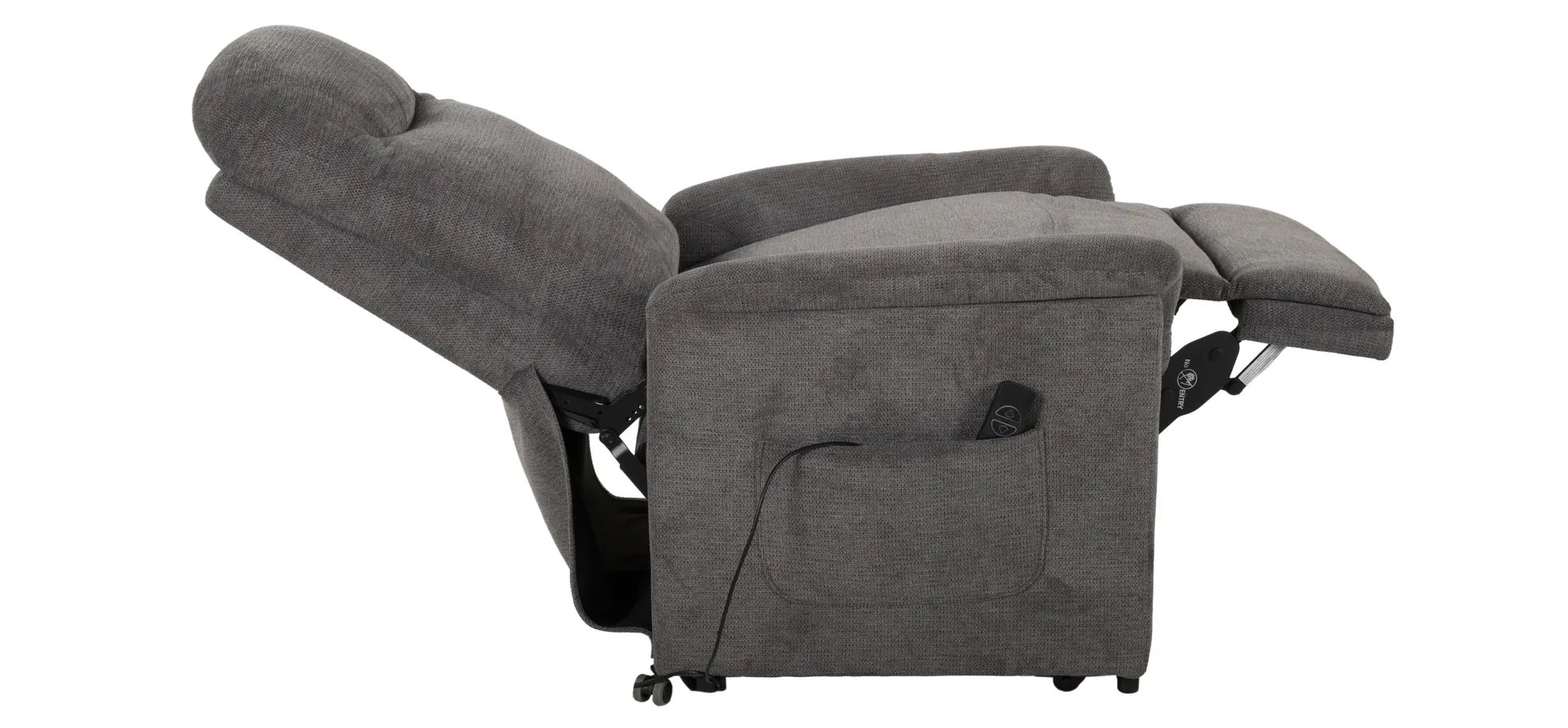 TV-Sessel, Webstoff Kiesel, Aufstehhilfe - MyStyle 2141