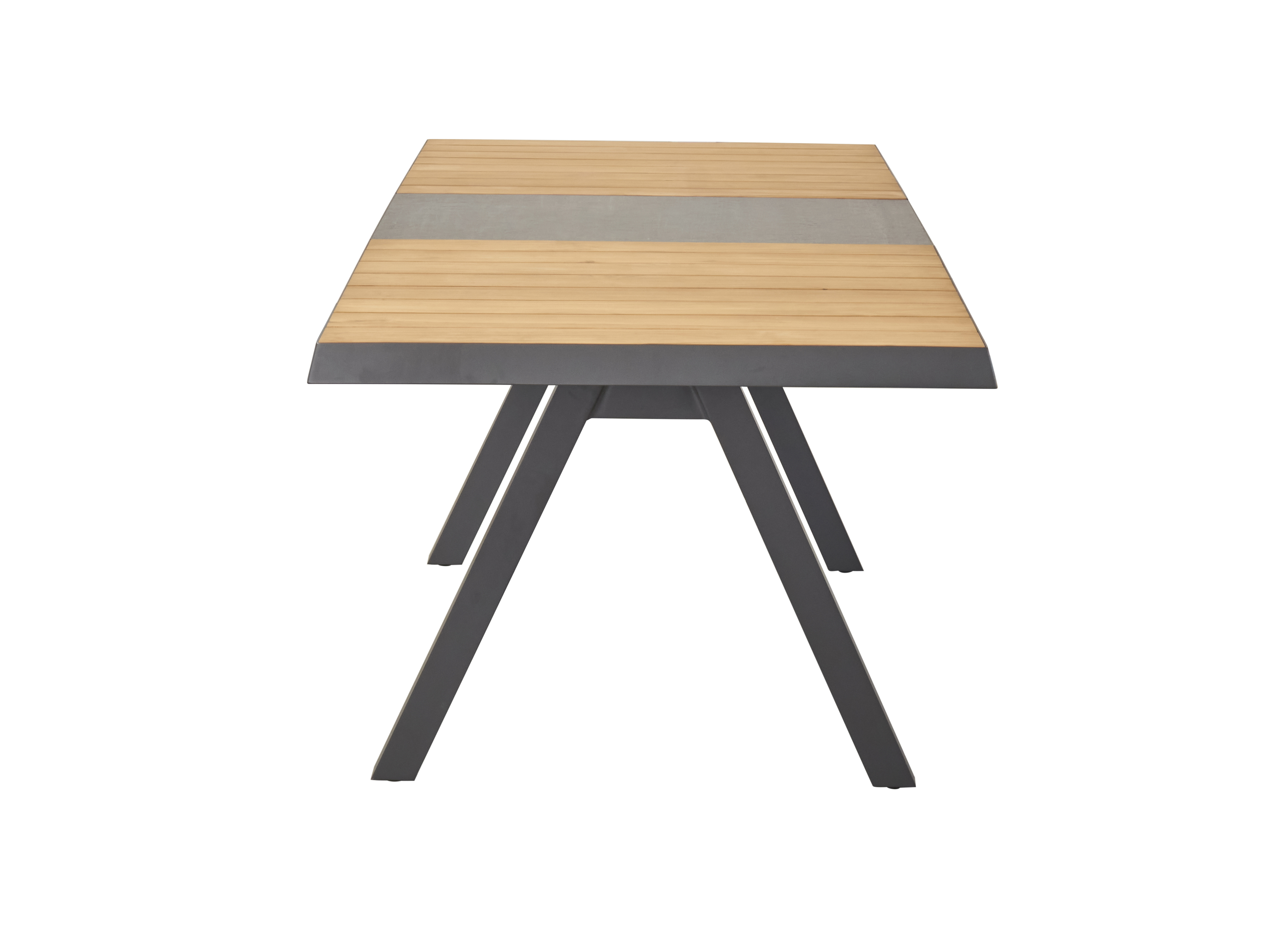 Ausziehtisch, Synchronauszug, Teakholz - Kumasi