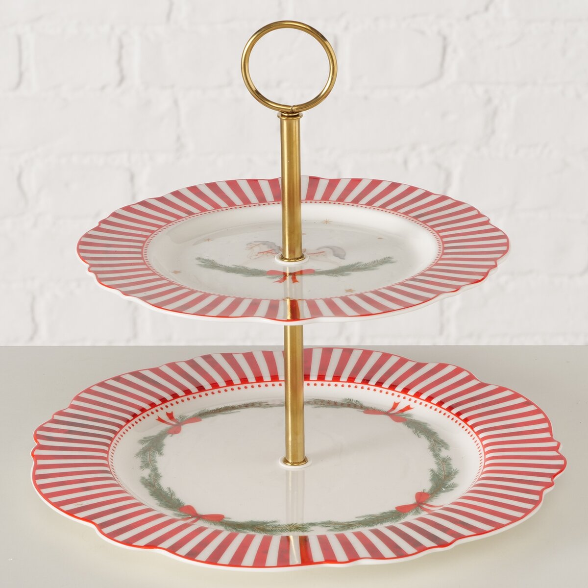 Etagere Cavallo, 2-stöckig - ca. Ø 26,5cm, Höhe ca. 24cm
