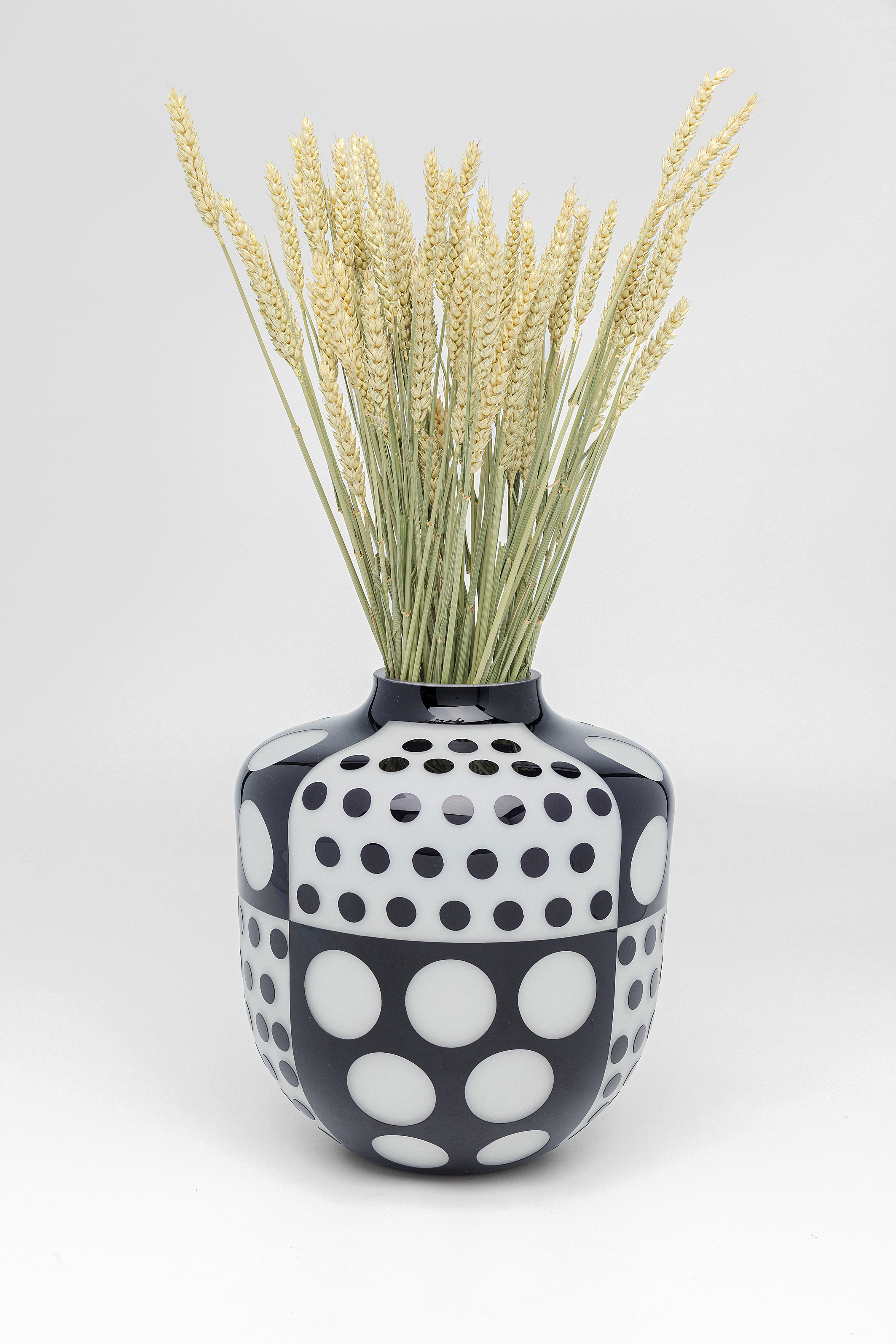 Vase Brillar Round, Glas gefärbt - Accessoires