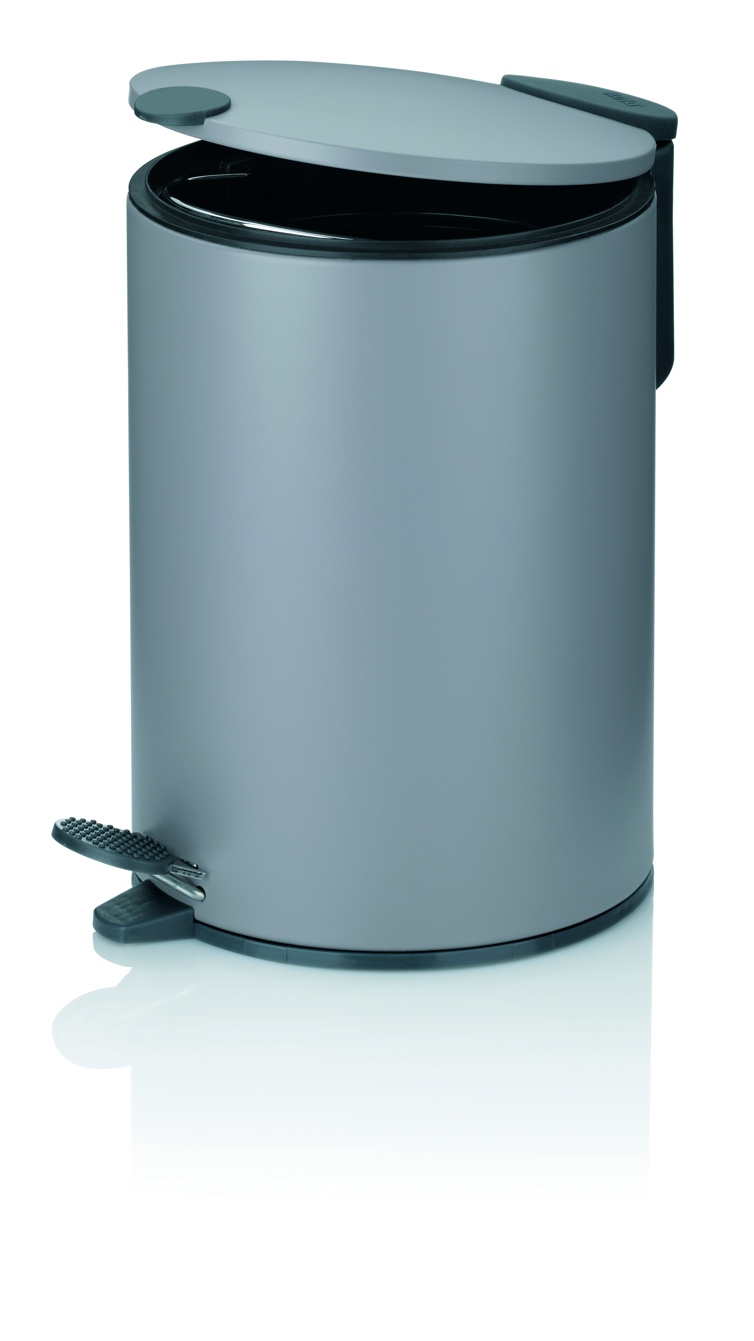 Kosmetikeimer Mats - 3l, Metall, matt hellgrau