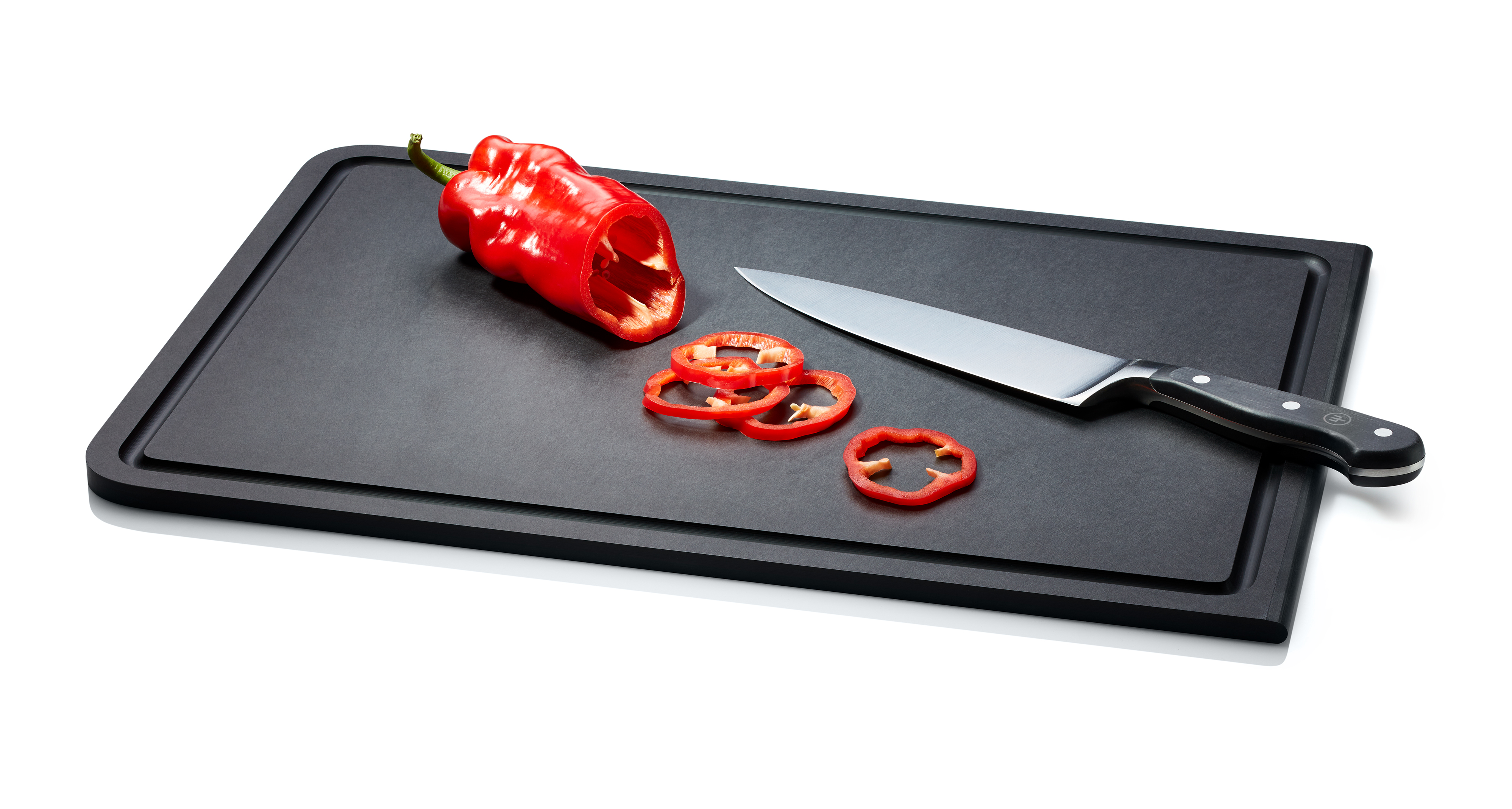 Tranchierbrett BAND schwarz - 44x29,8x0,9cm