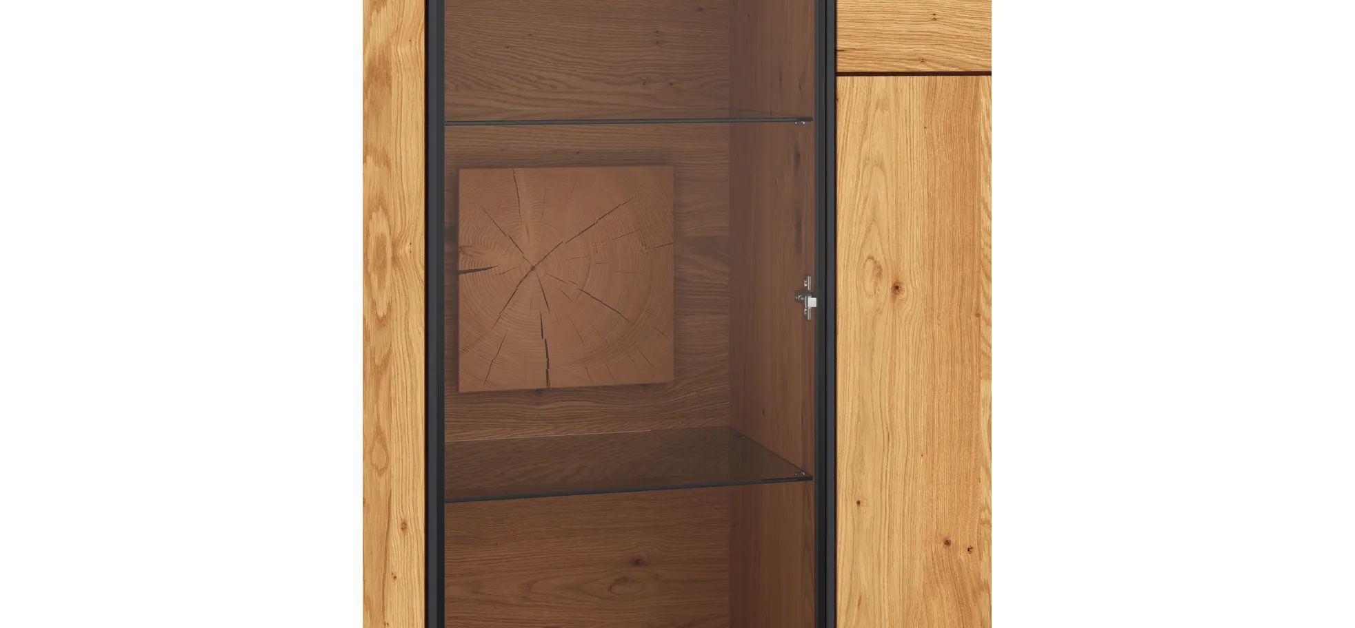 Highboard Fibra - Asteiche massiv
