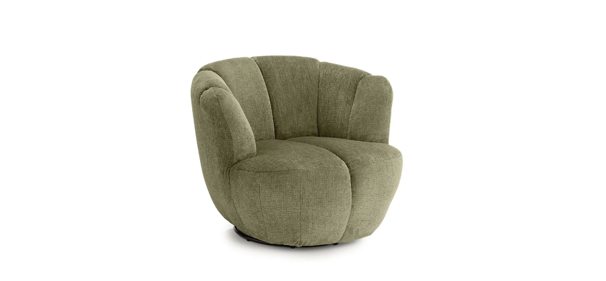 Drehsessel L, winter moss - Editha
