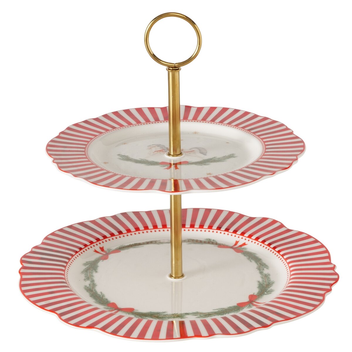 Etagere Cavallo, 2-stöckig - ca. Ø 26,5cm, Höhe ca. 24cm