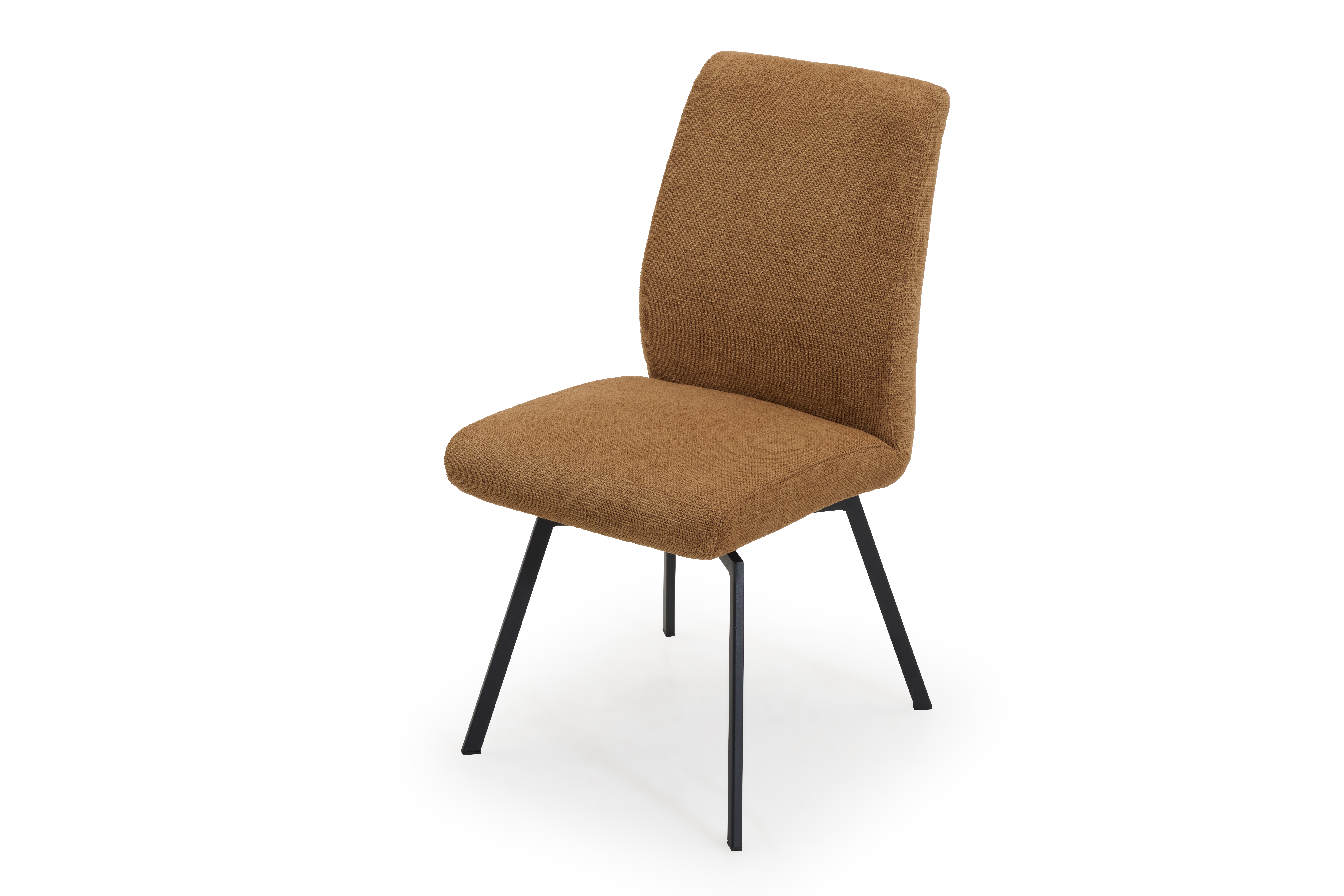 Esszimmerstuhl, Stoff Cognac, 2er-Set - LS26 Praia