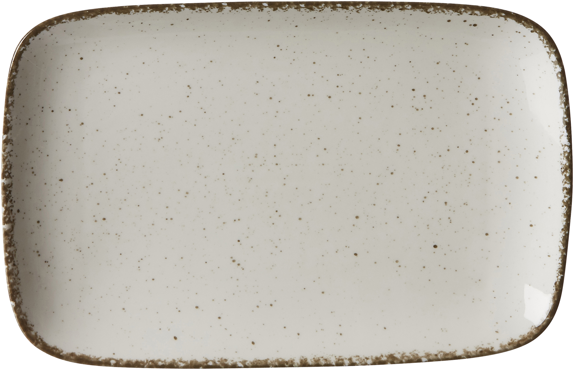 Platte Casa Creme 33 x 20 cm - Porzellan, spülmaschinenfest, rechteckig, beige