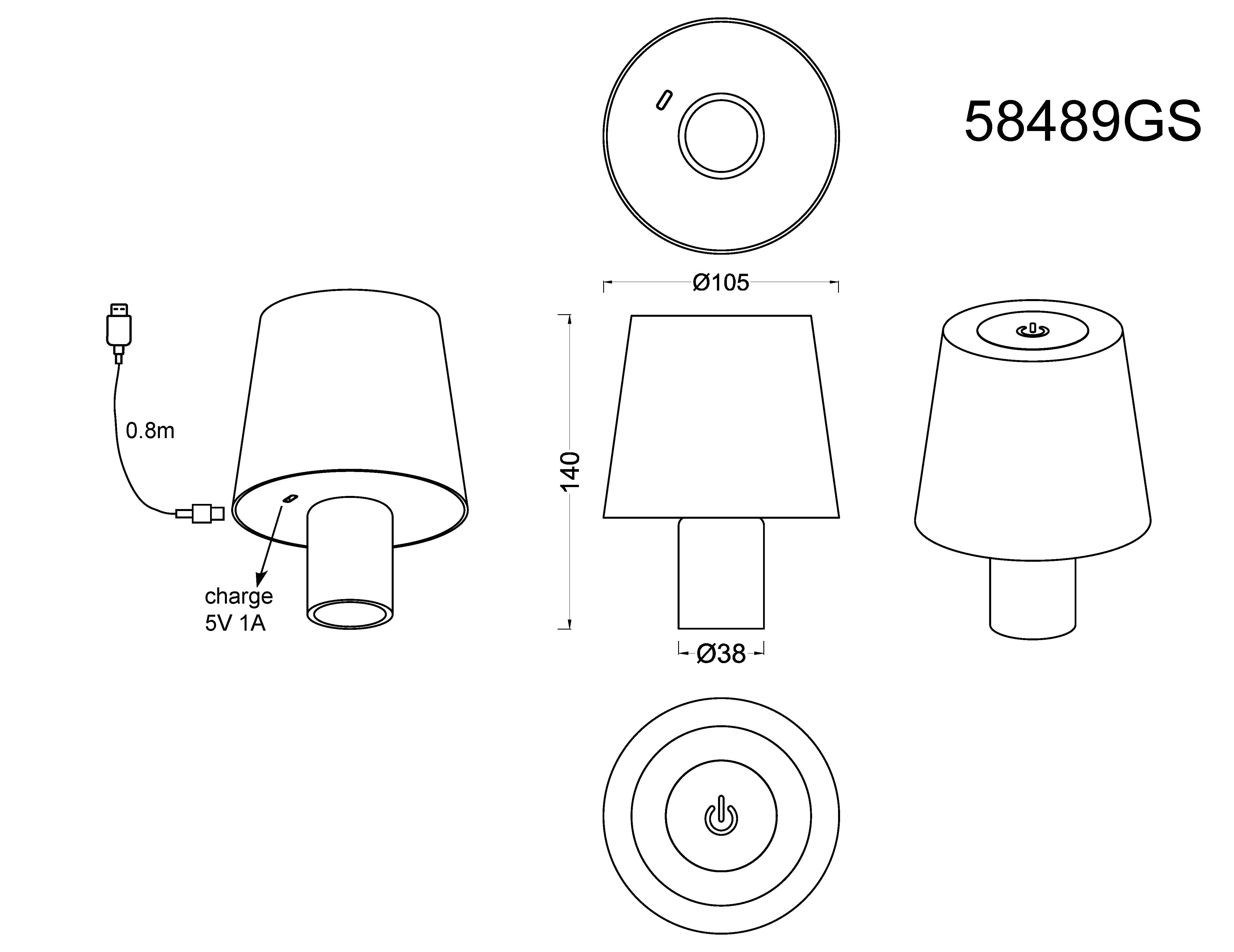 Tisch-/Aufsatzleuchte YARA