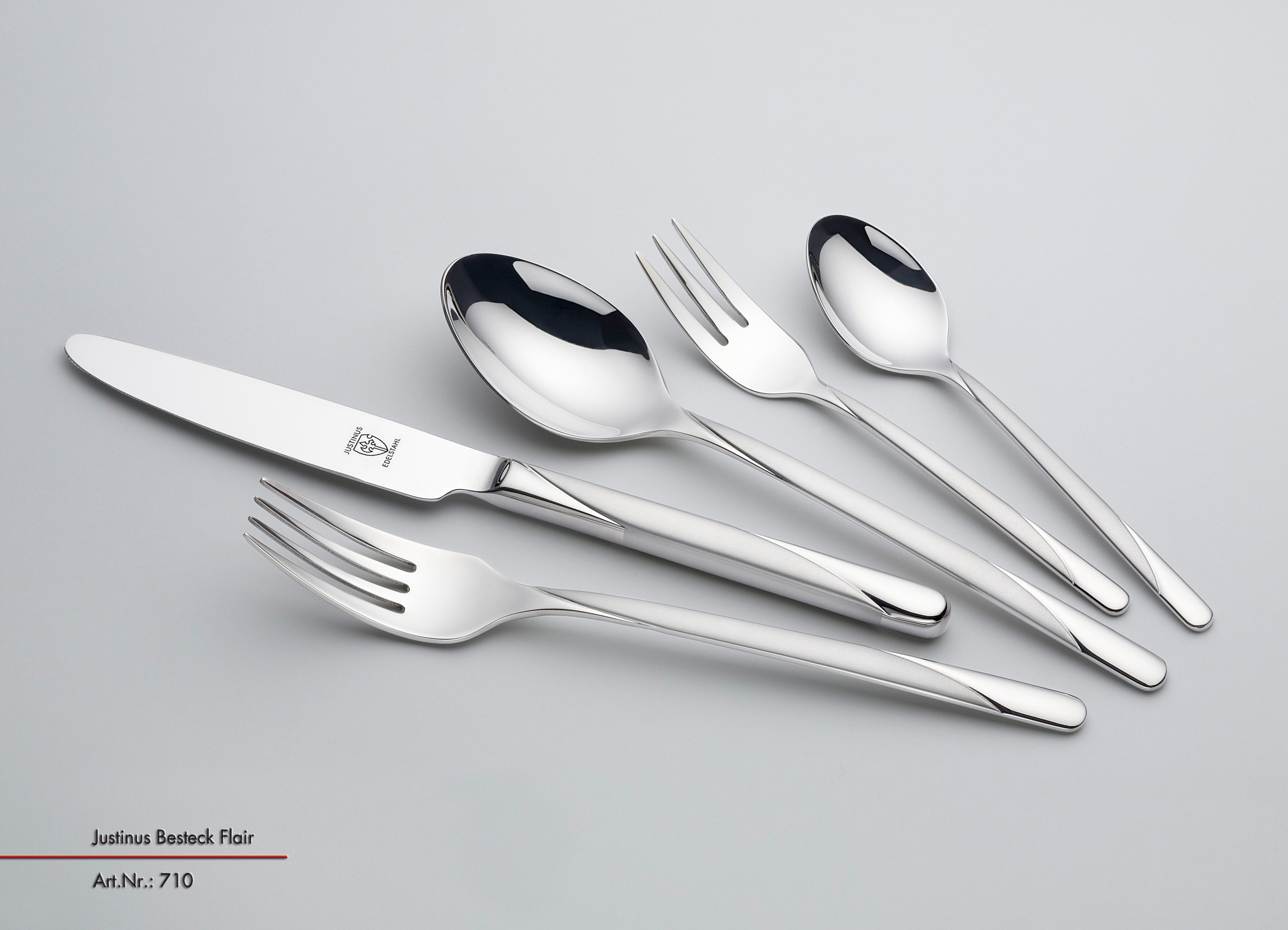 Komplettbesteck Flair, 60-Tlg. - edelstahl 18/10