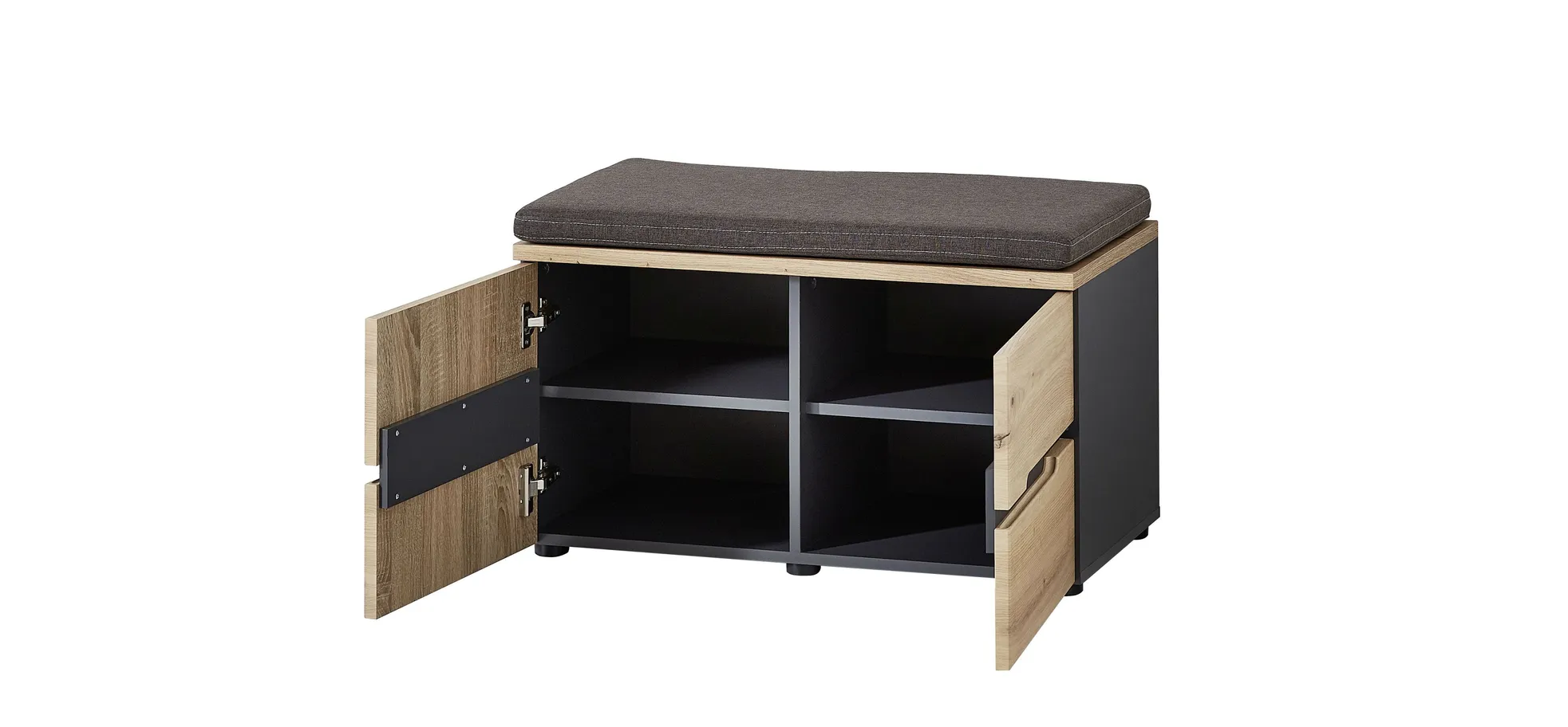 Garderobenbank, Artisan Eiche MDF - Ilario