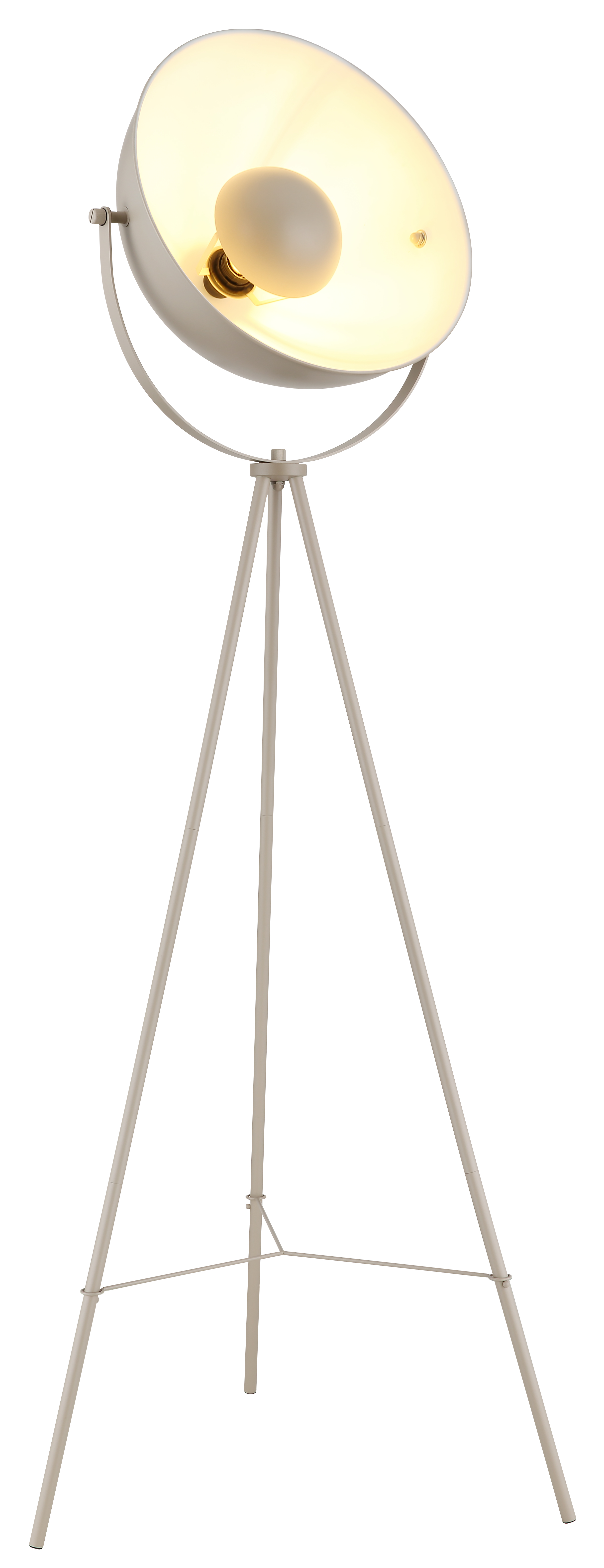 Stehleuchte TIMO - E27, sandfarben, ca. 56x56x152,6cm