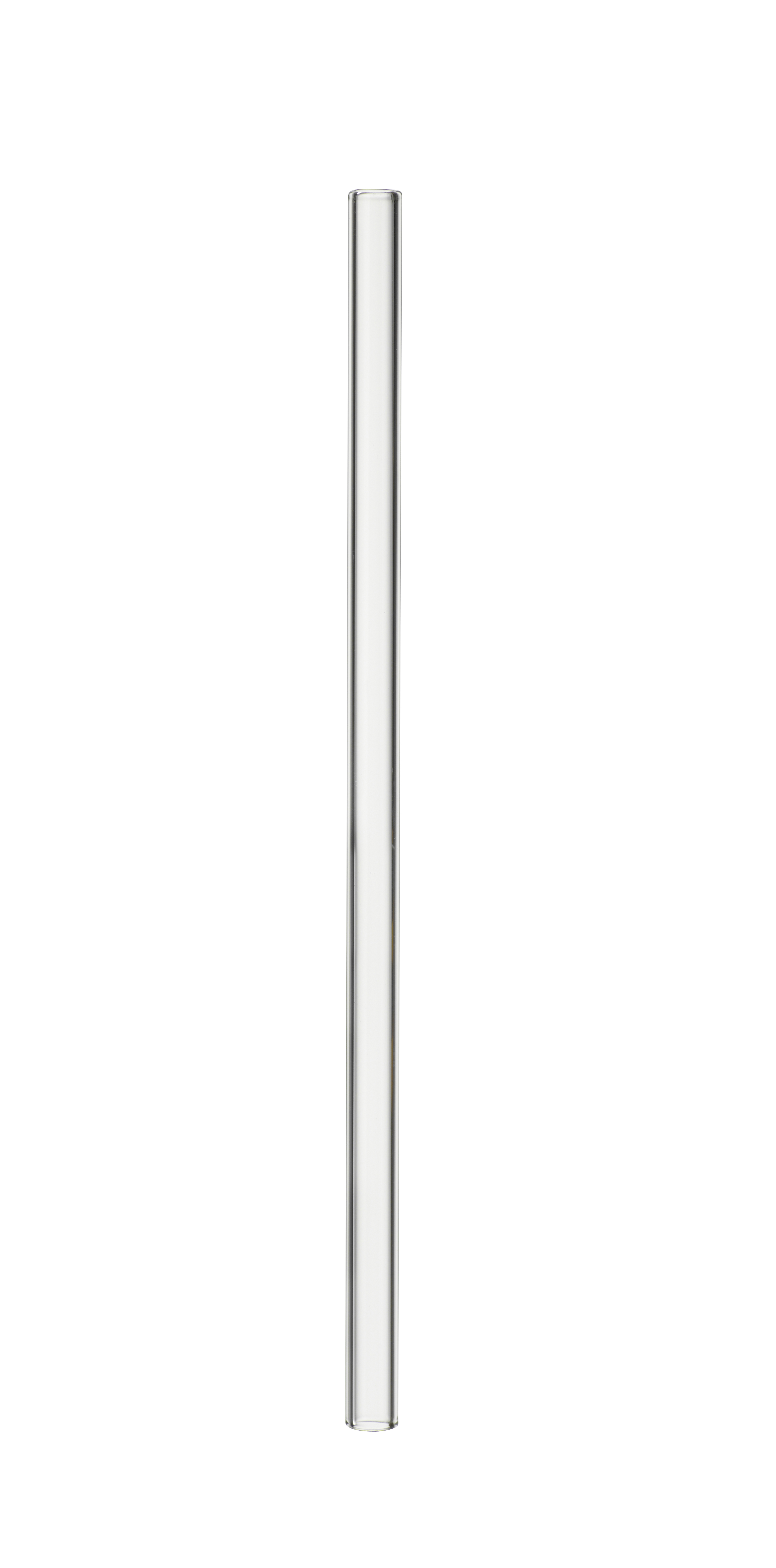 Trinkhalm gerade 6-er Set - borosilikatglas, 23cm