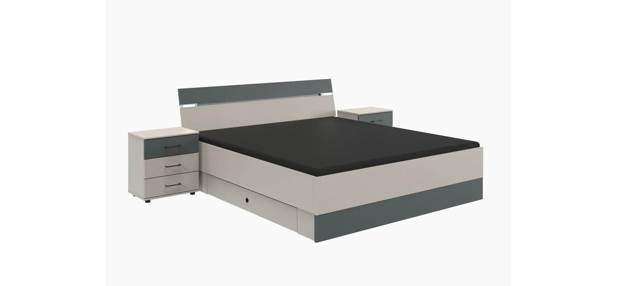 Bettkombination, saharagrau - MyStyle 3074