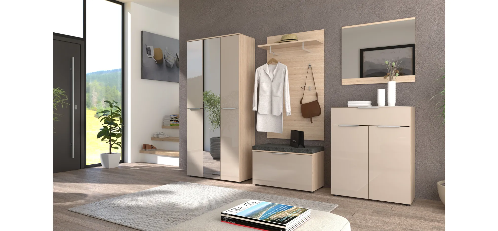 Schuhschrank, Riva Eiche - Ilaria