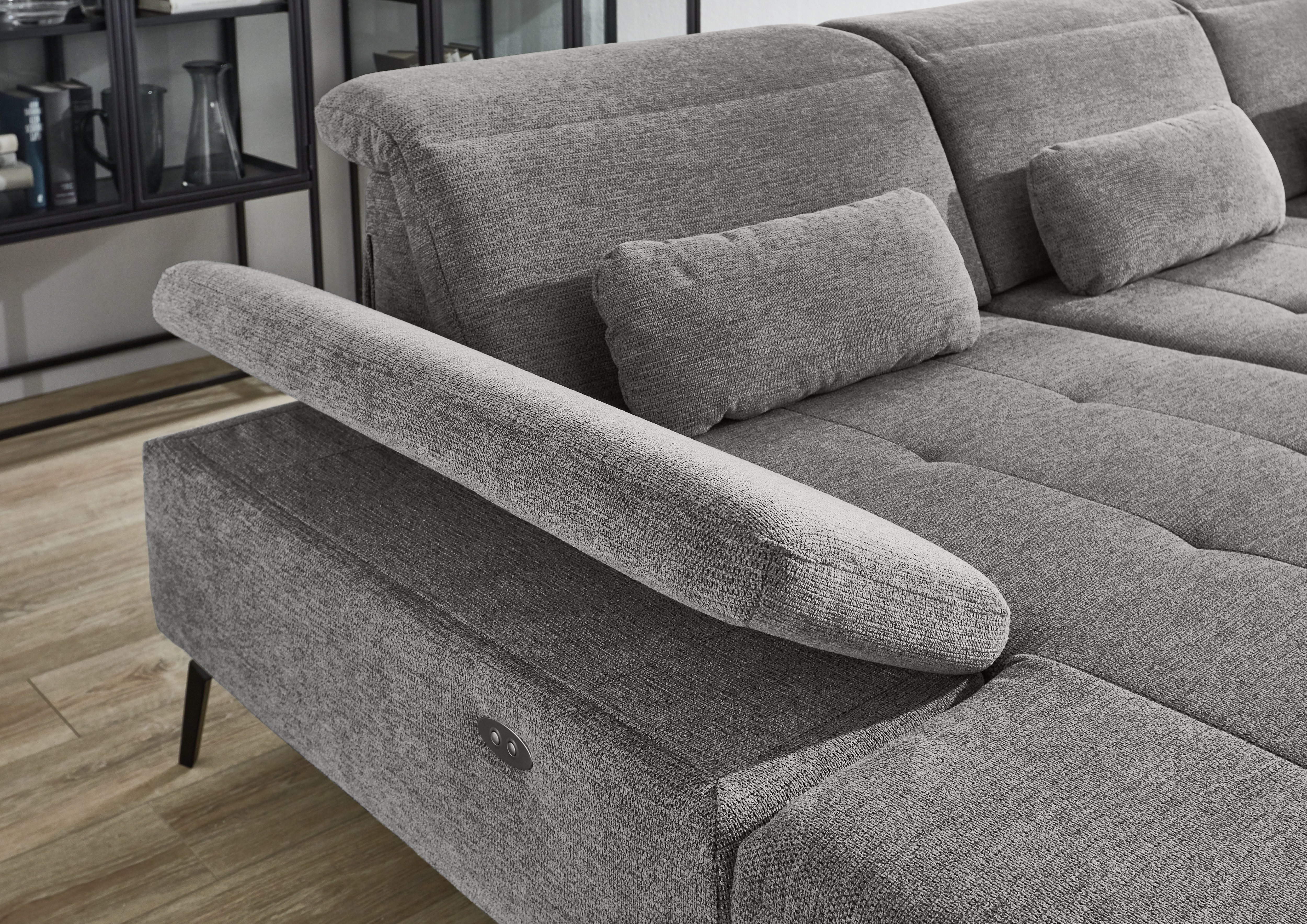 Ecksofa, grau - KS 967322