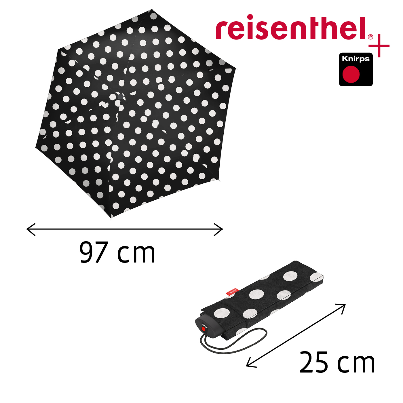 reisenthel, Regenschirmumbrella pocket - mini dots white