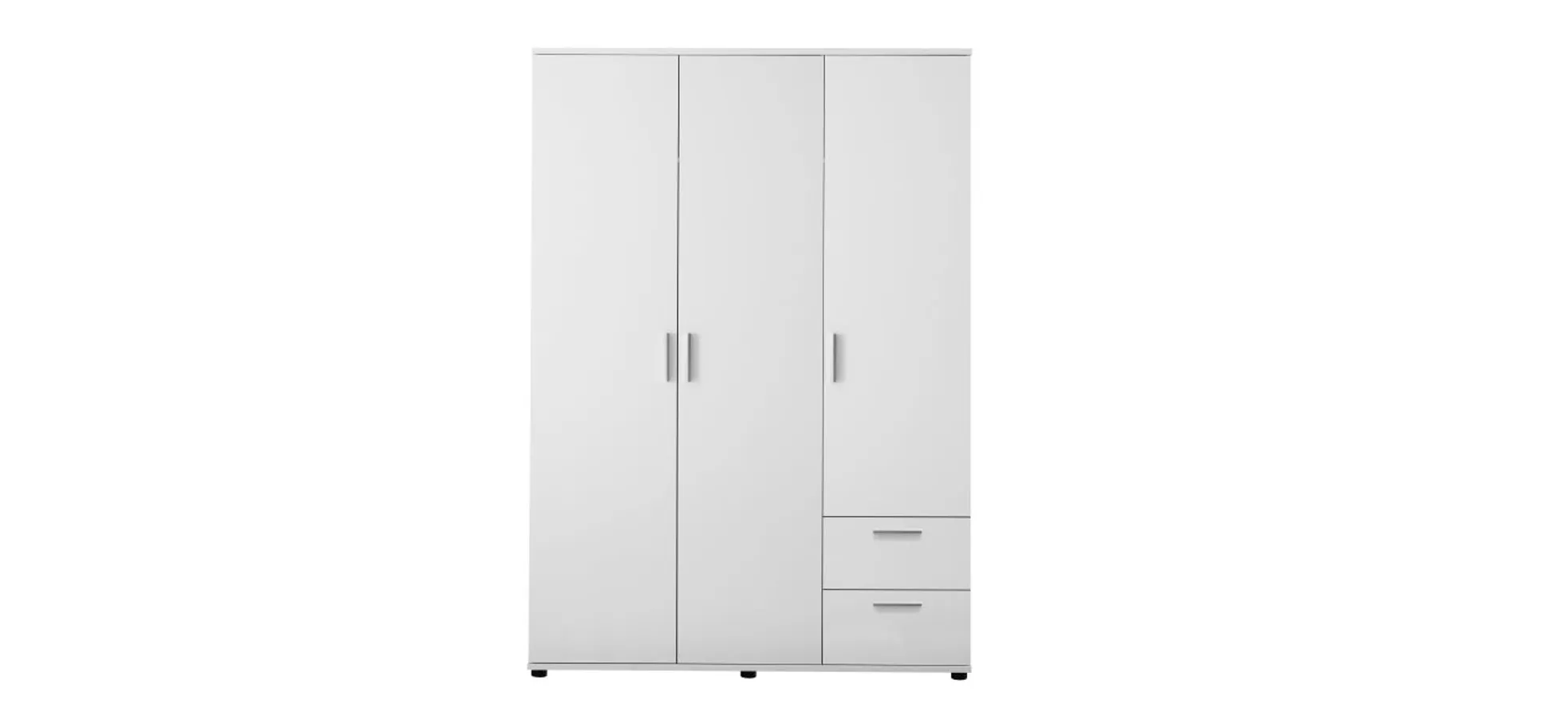 Kleiderschrank- B ca. 115 cm, Weiß