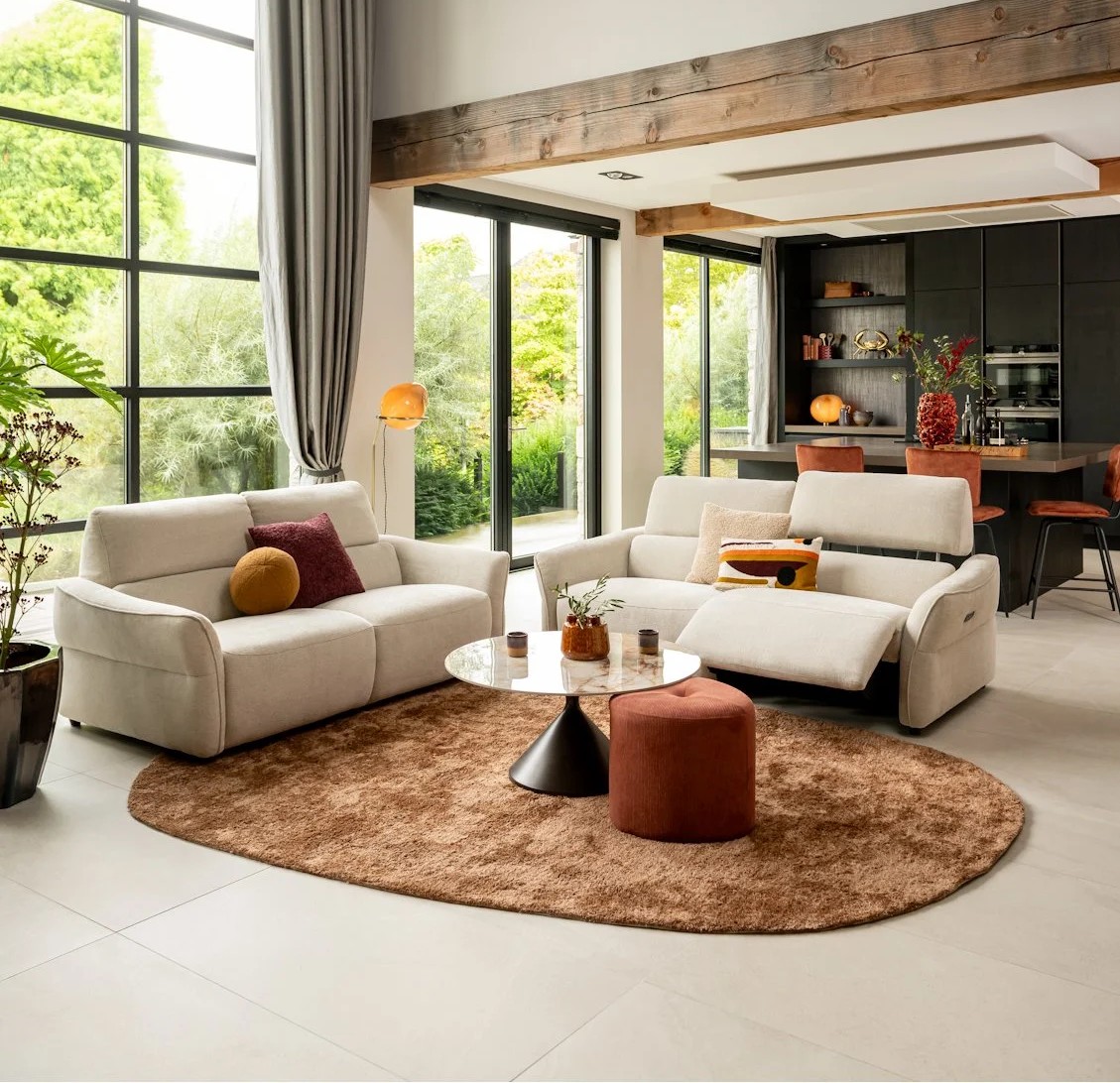 Polstergarnitur, Beige - Anglet