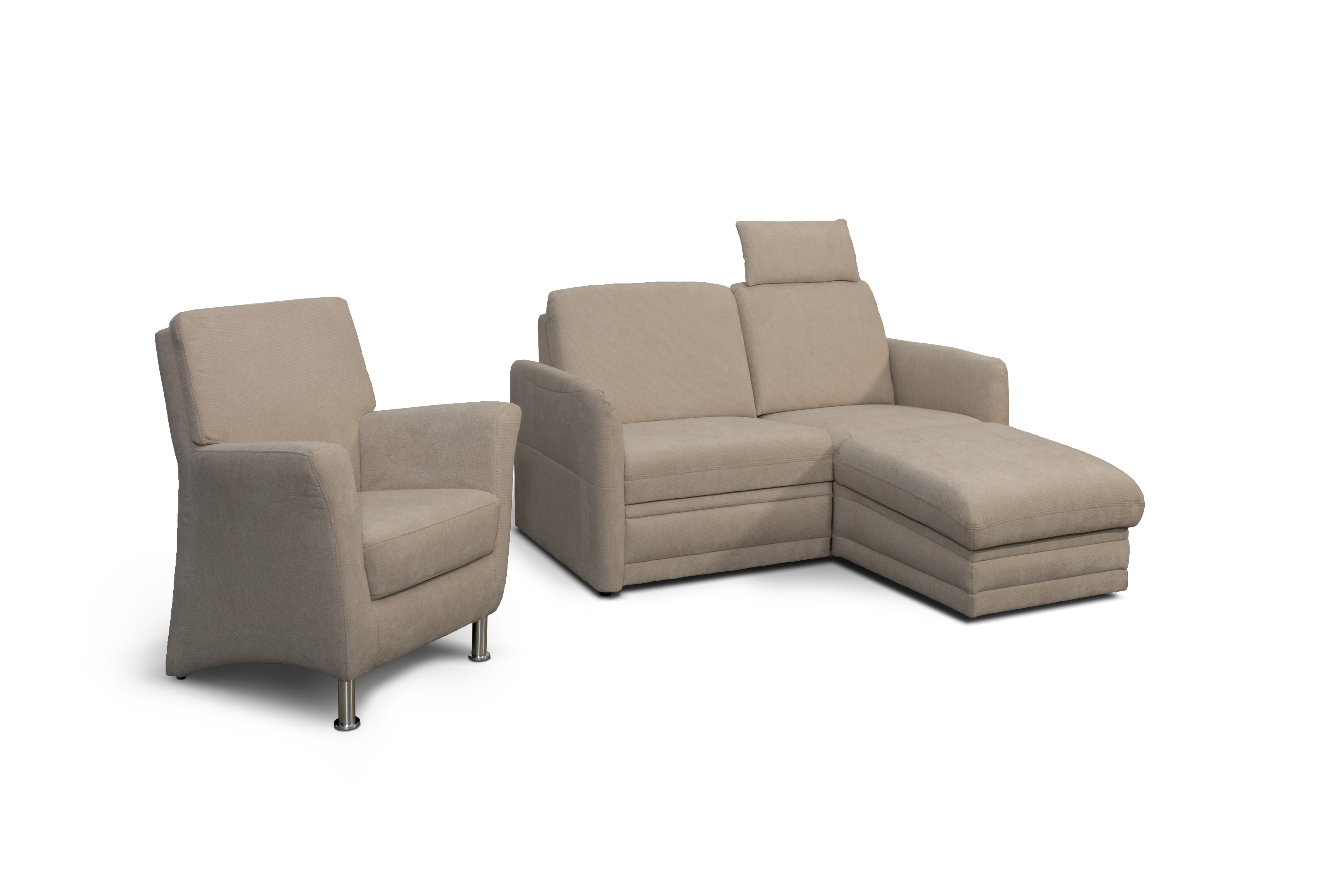 Ecksofa, beige - MyStyle 2145