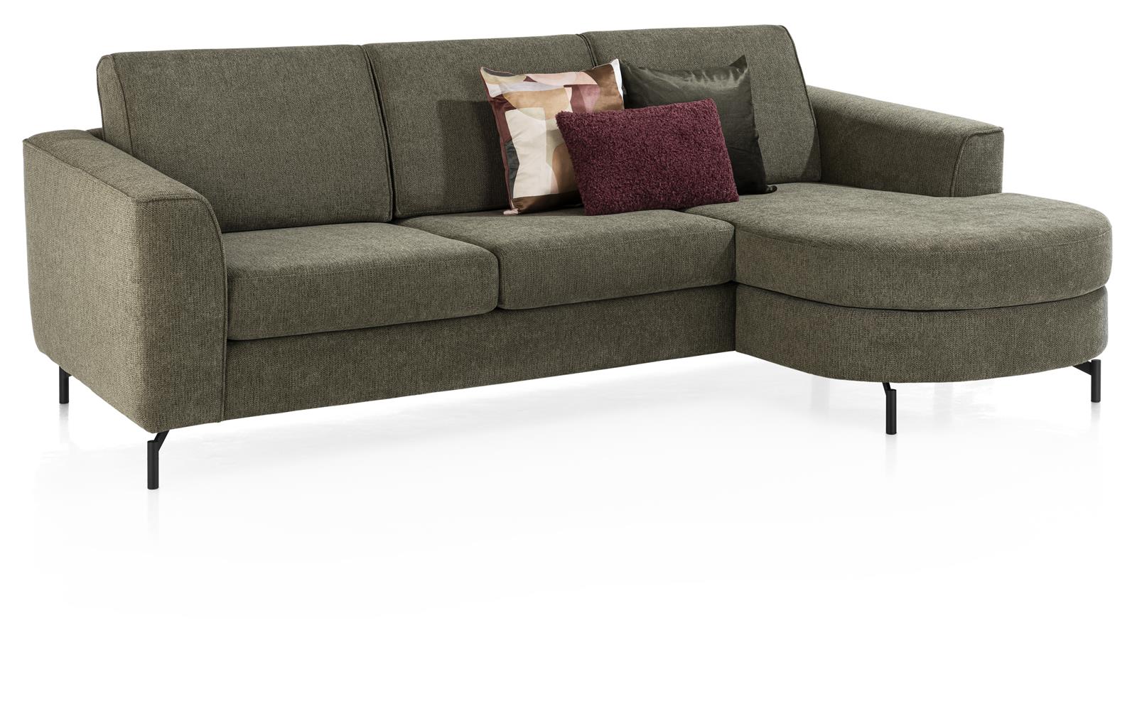 Ecksofa, Moosgrün - Alcona