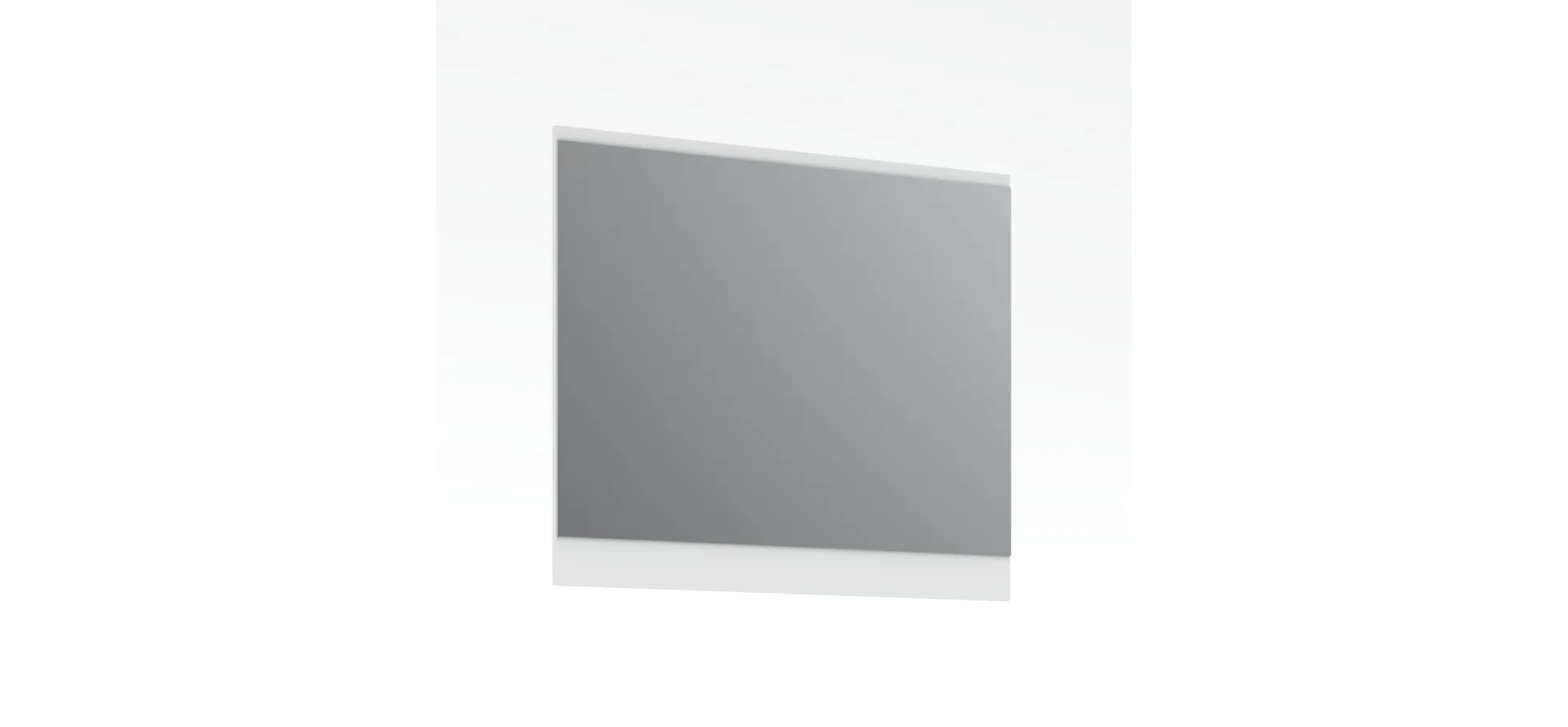 Spiegel - LB ca. 80x70 cm, Weiß