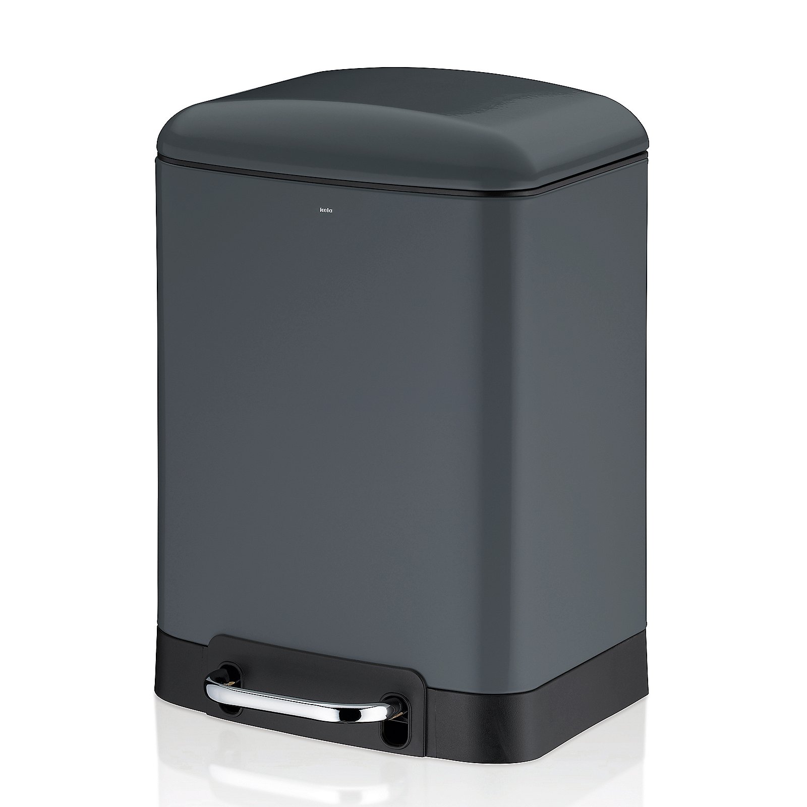 Kosmetikeimer Davino 20,5x32,5x22,5 cm - Metall dunkelgrau