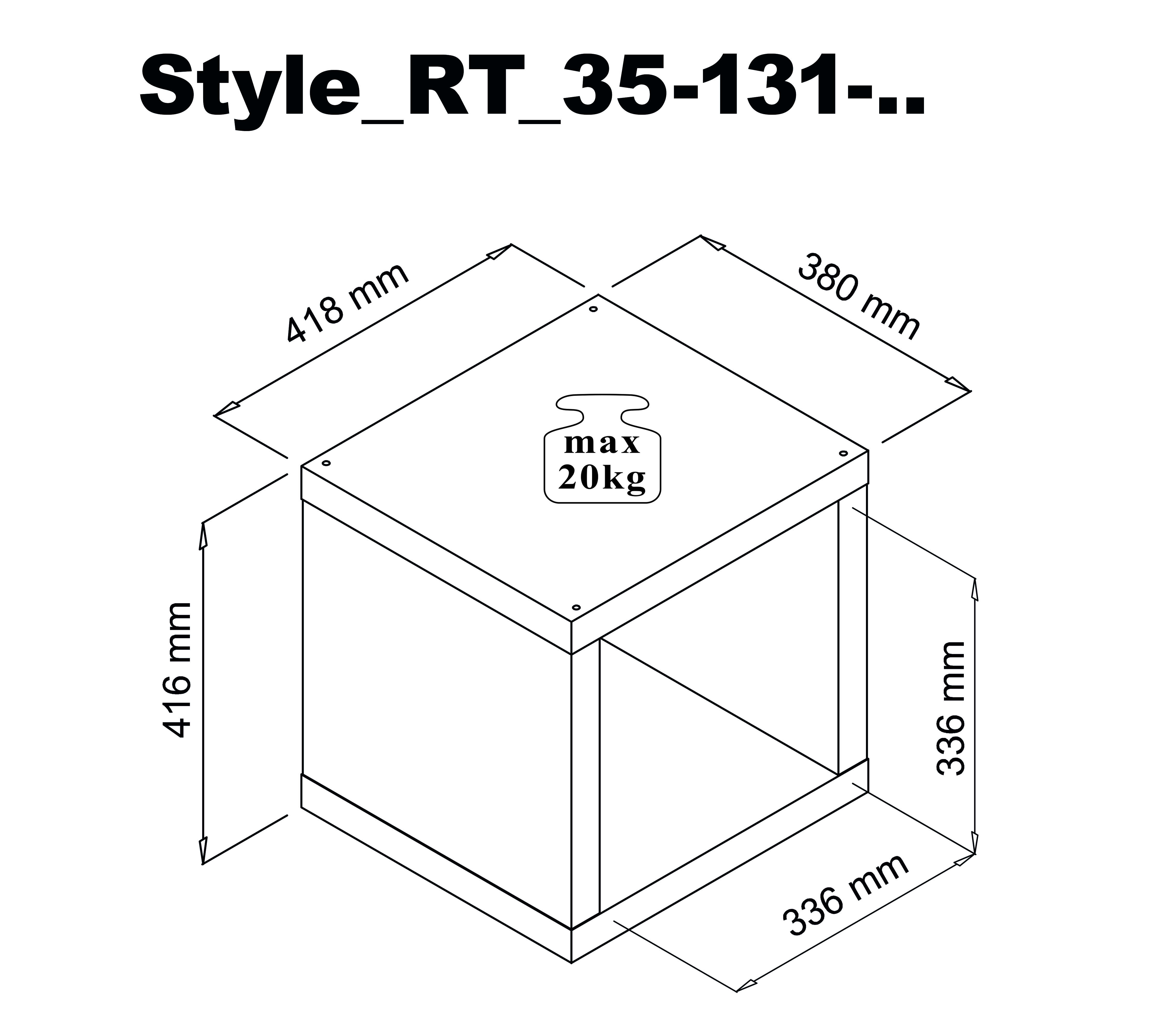 Raumteiler, weiß - MyStyle 1026