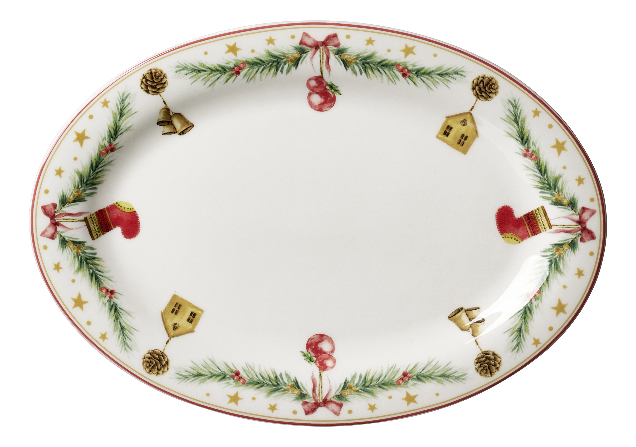 Platte Holly - oval, 32x21cm