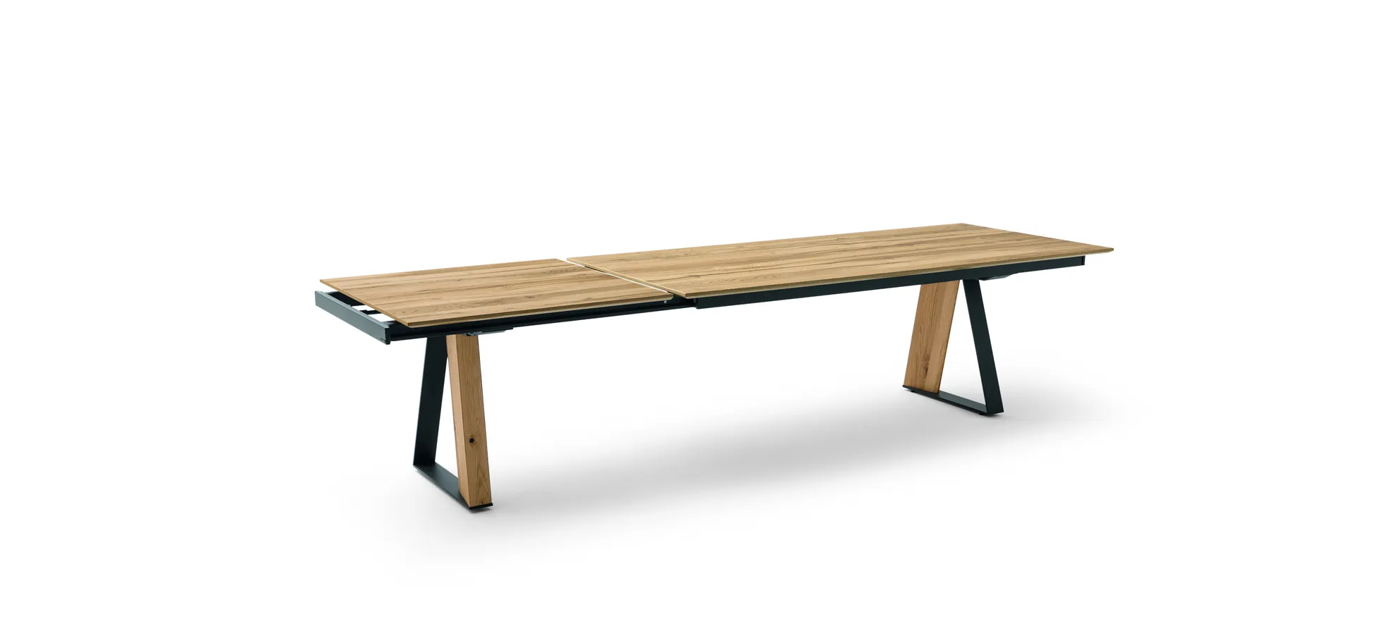 Esstisch - ausziehbar, LB ca. 220x100 cm, Eiche Furnier