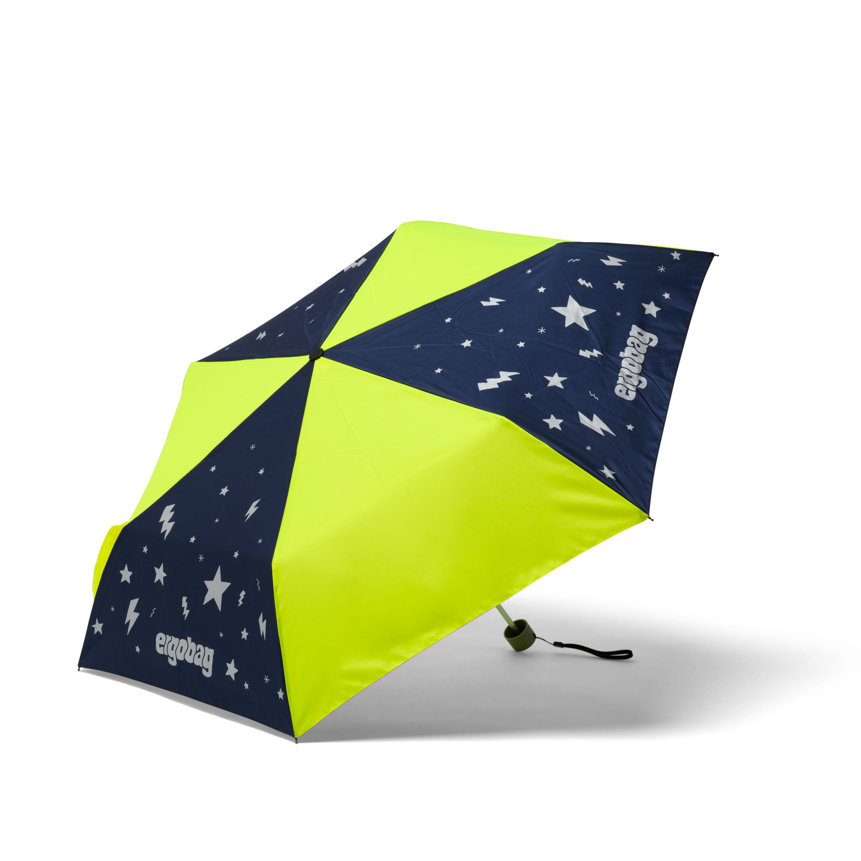 ergobag Neon Regenschirm Neon Gelb - Polyester