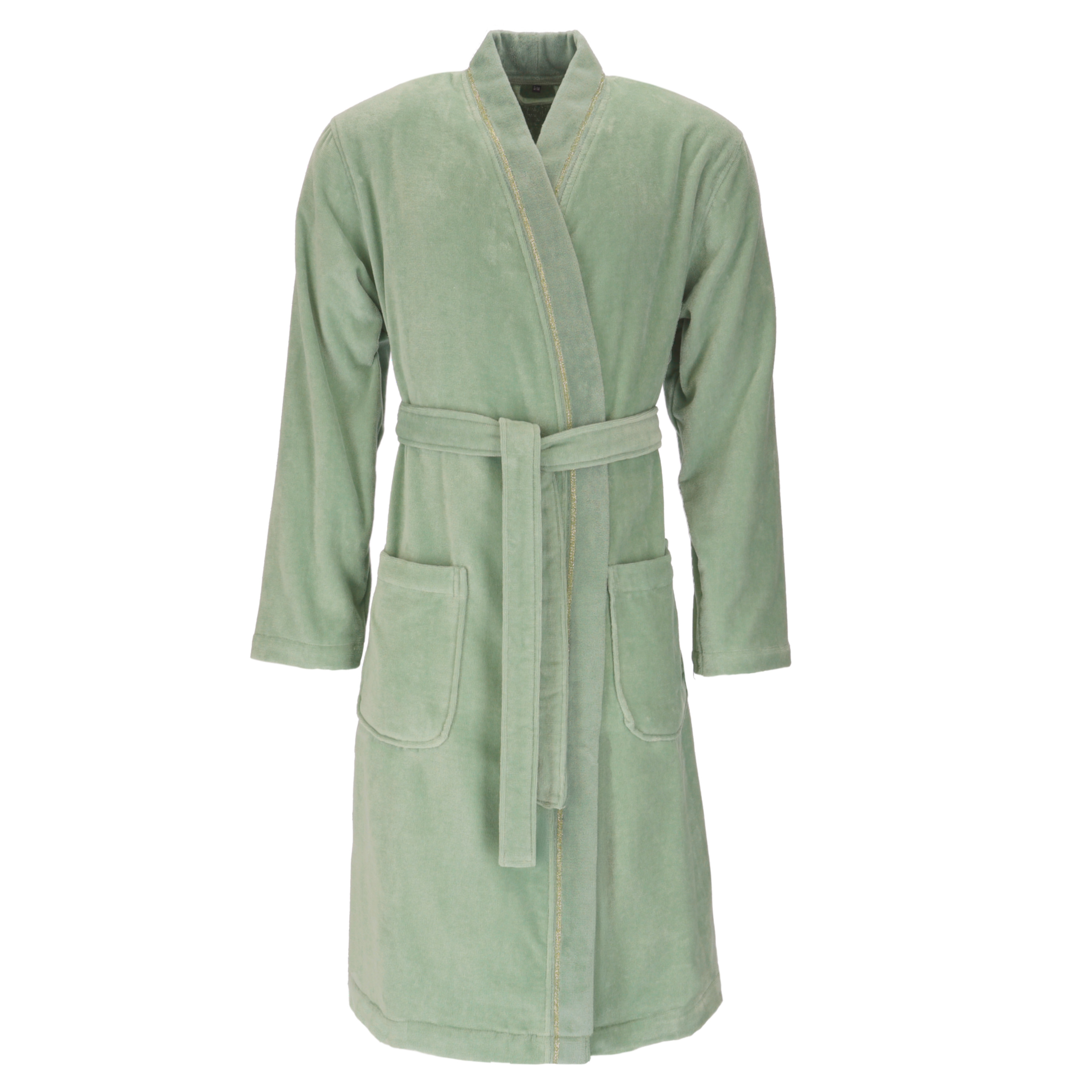 Bademantel Shiny Times soft green - S/M