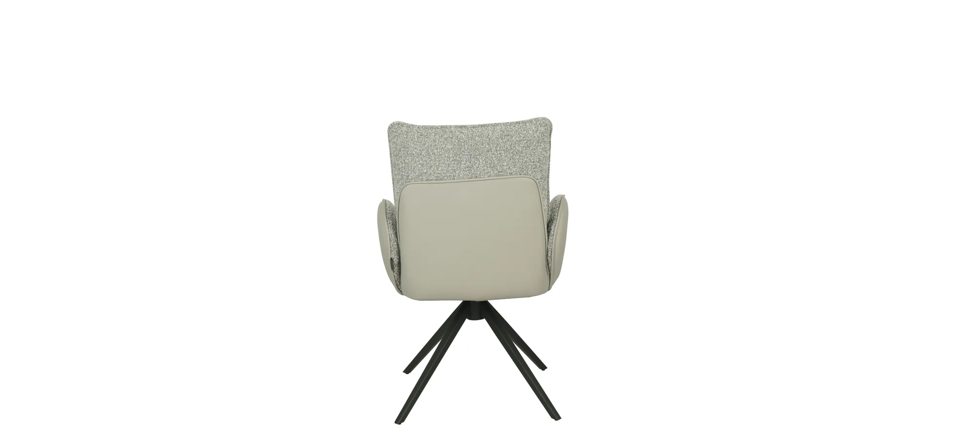 Armlehnstuhl, silberfarben - Maura