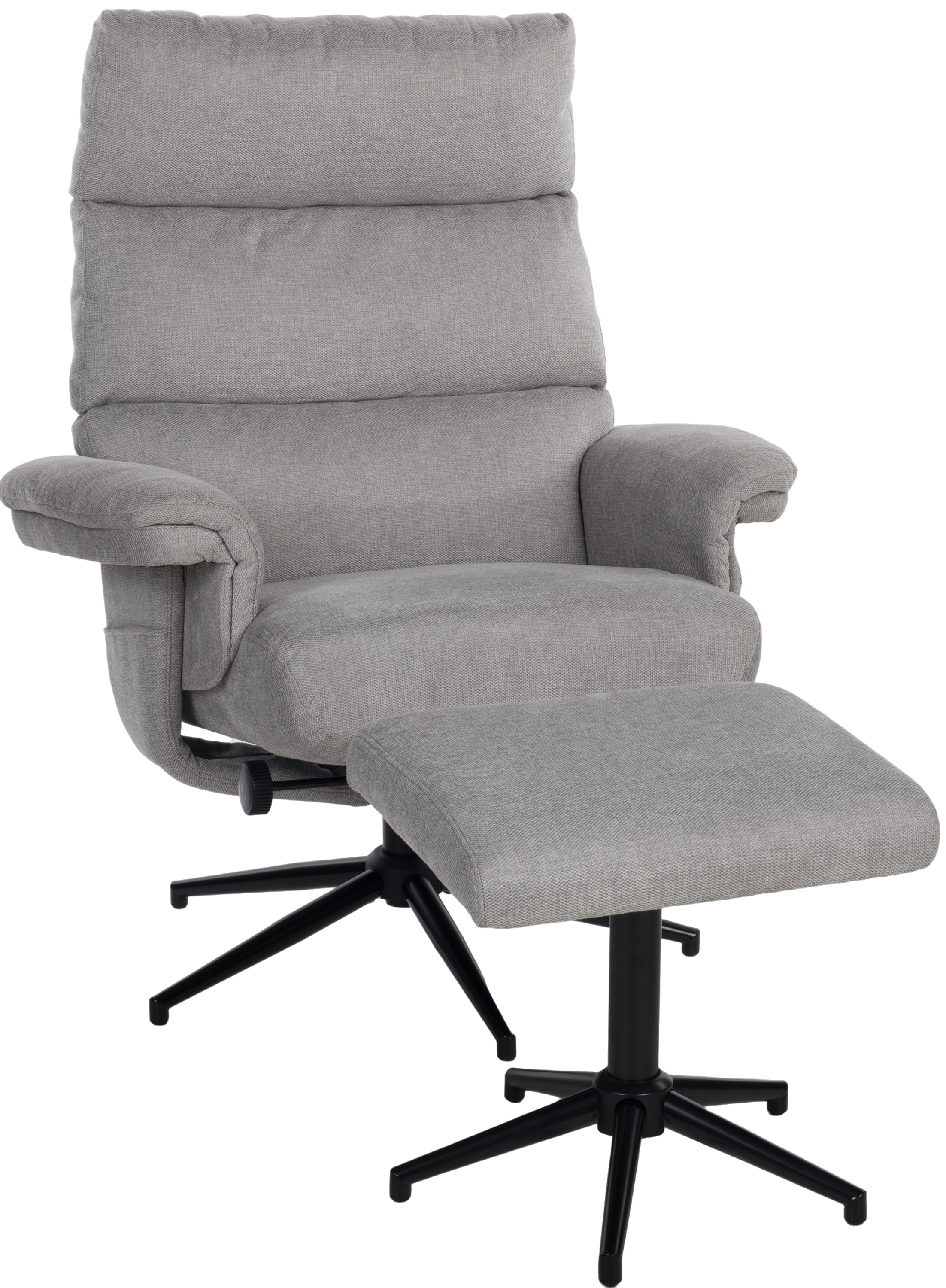 Relax-, TV-Sessel mit Funktion, steingrau - 14435