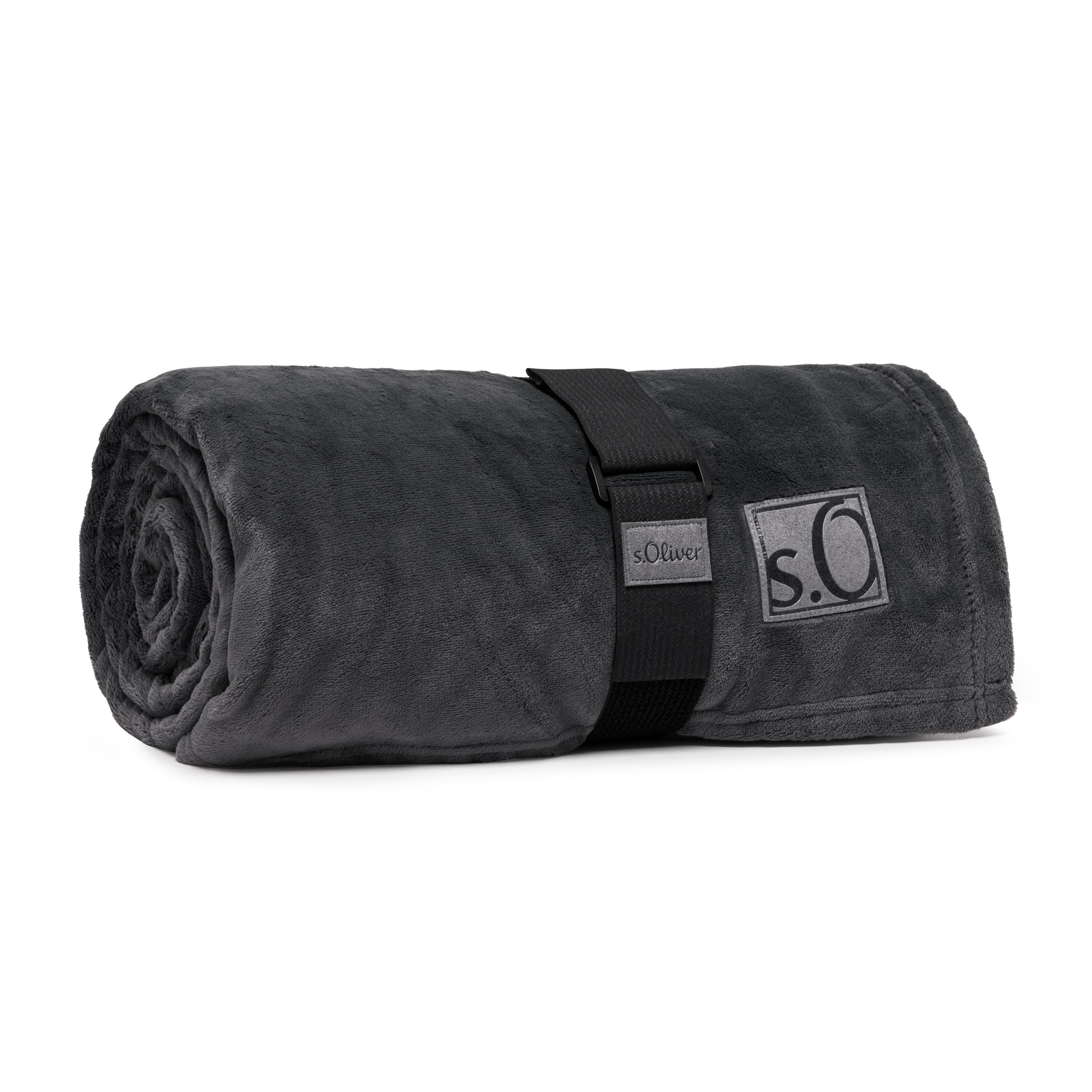 Kuschelsoftdecke S.Oliver - 150x200 cm, anthrazit
