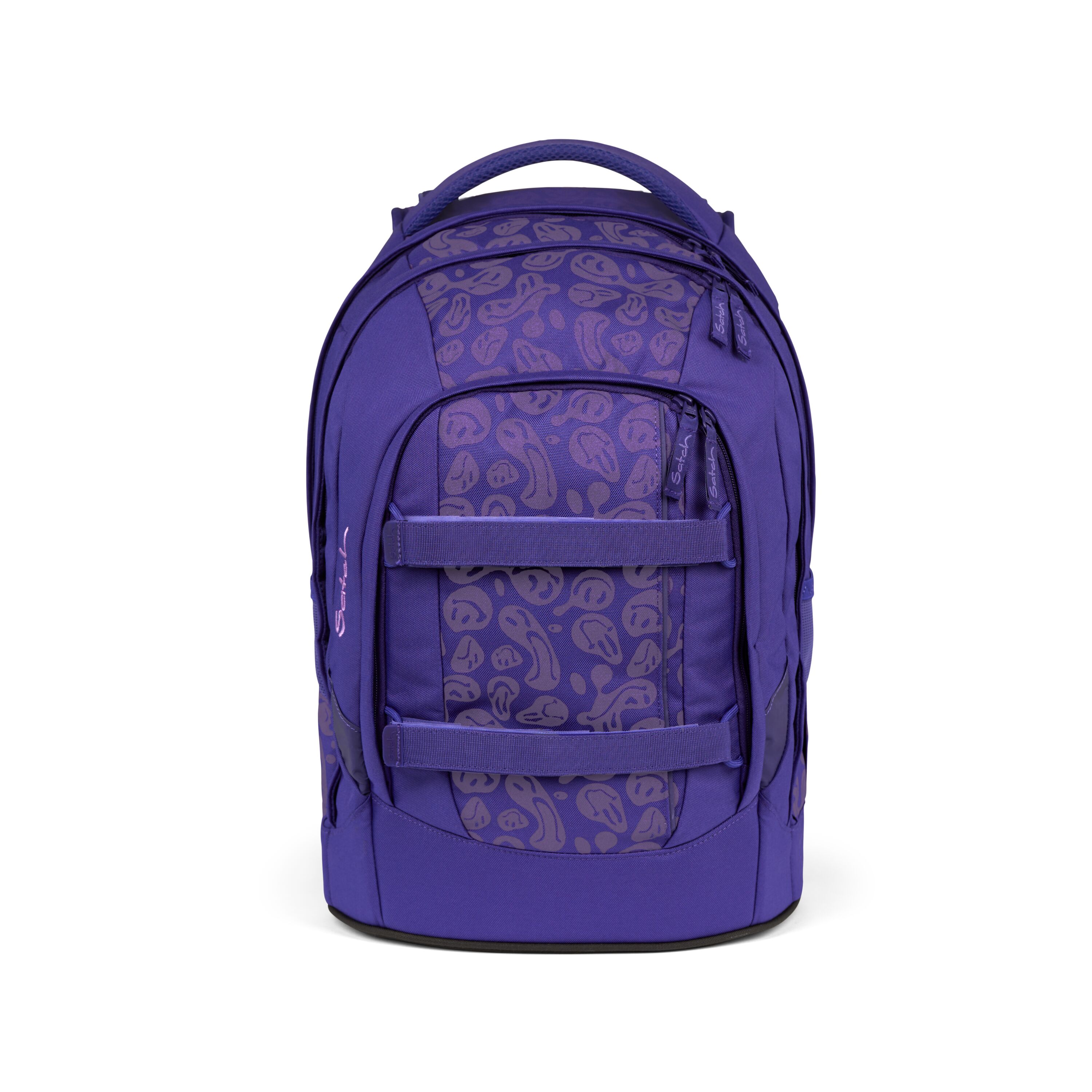 Schulrucksack Bright Faces  - lila