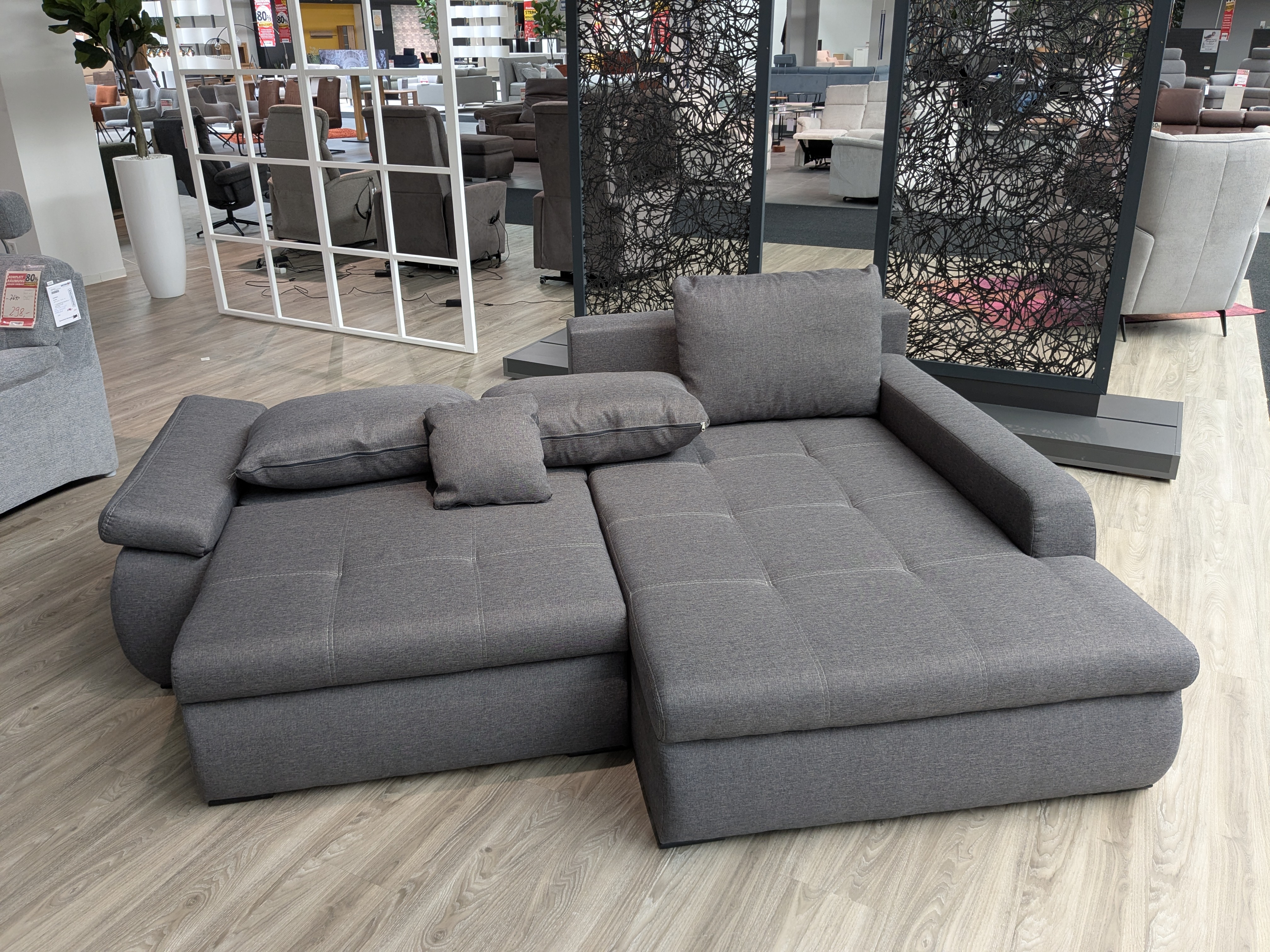 Wohnlandschaft, Stoff dunkelgrau - MyTogo 648
